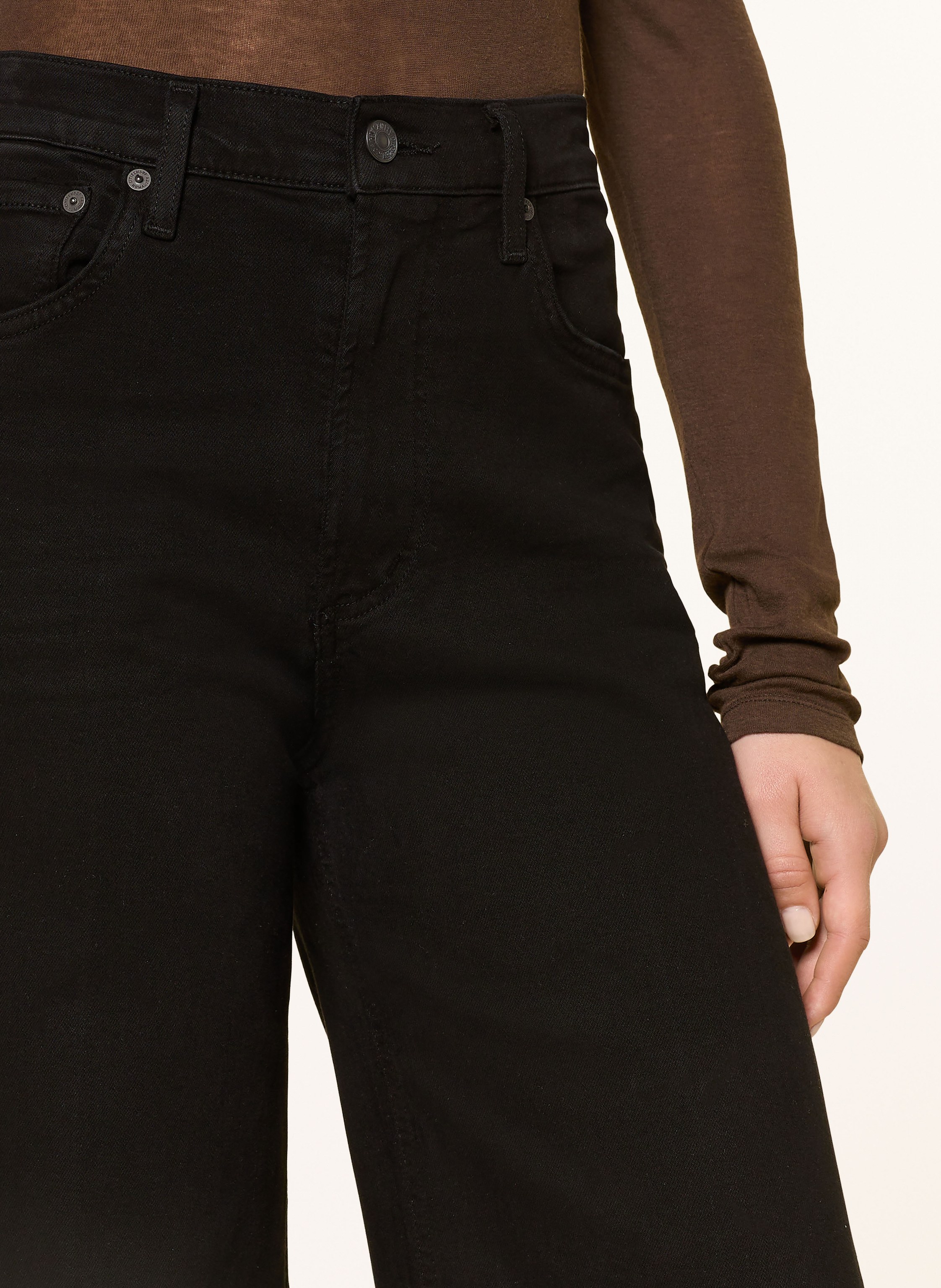 Thumbnail - Citizens Of Humanity Wide Leg Jeans Lyra schwarz