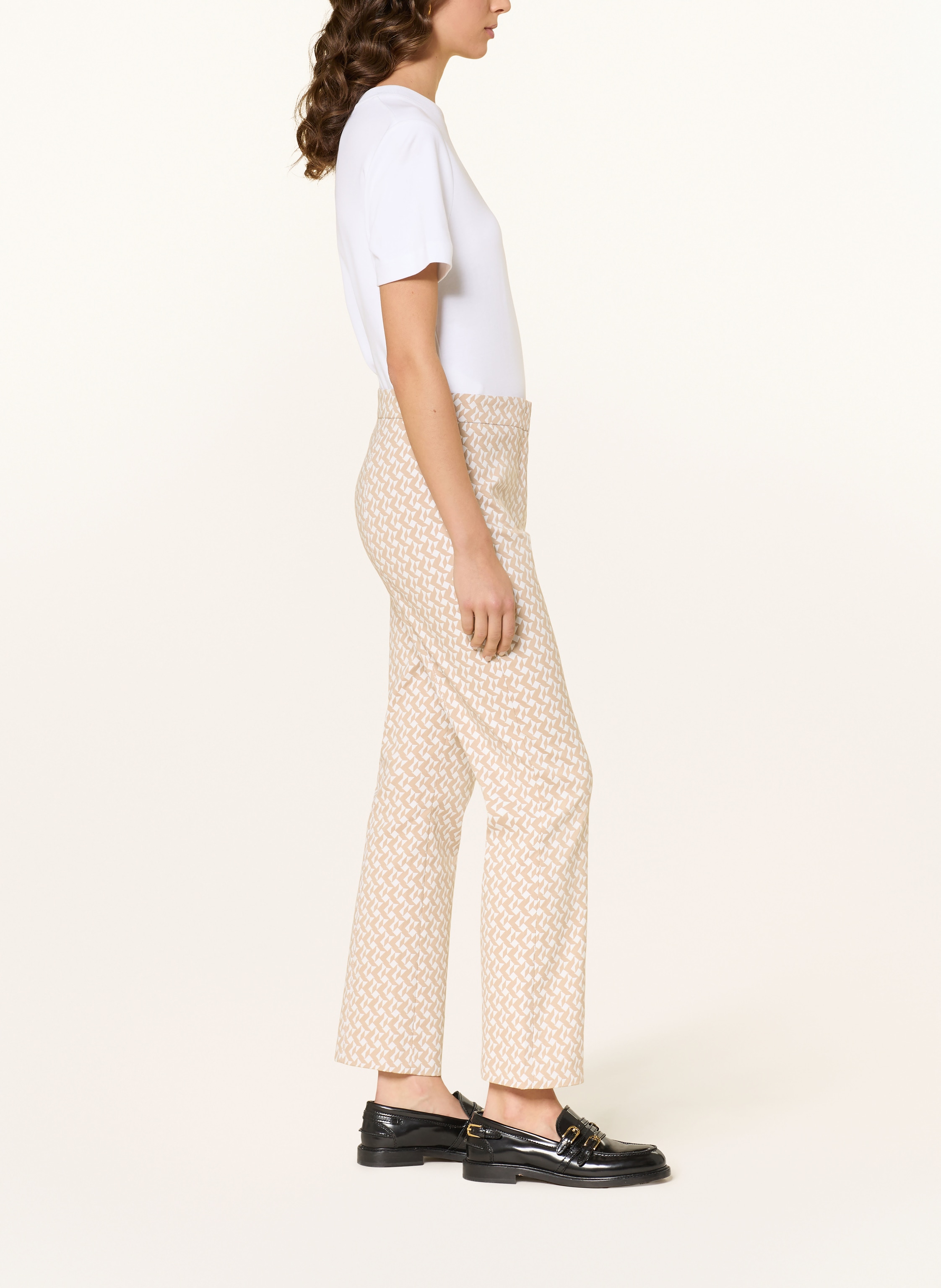 Thumbnail - Raffaello Rossi 7/8-Hose Maika Aus Jacquard beige