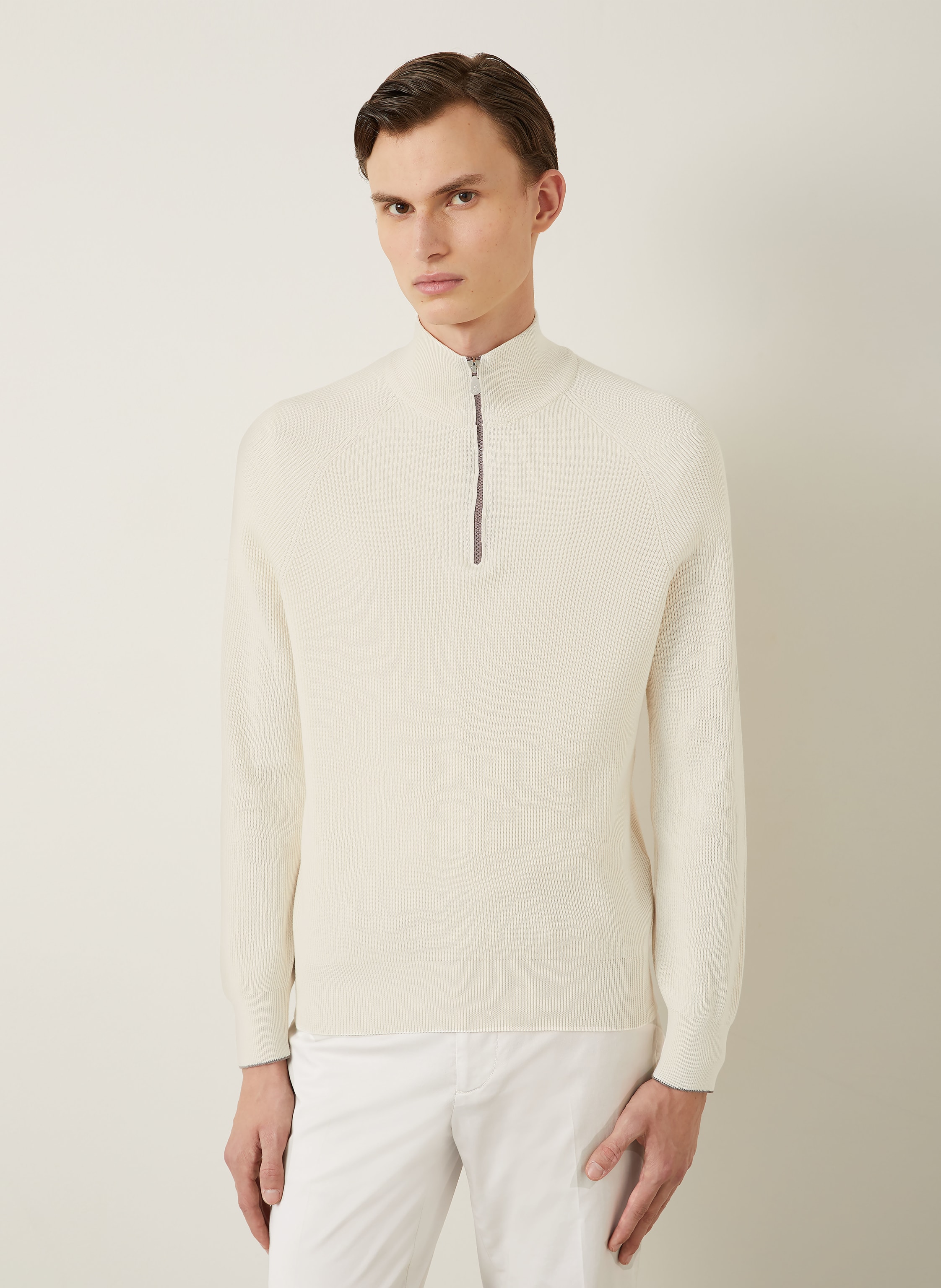 Thumbnail - Brunello Cucinelli Troyer weiss