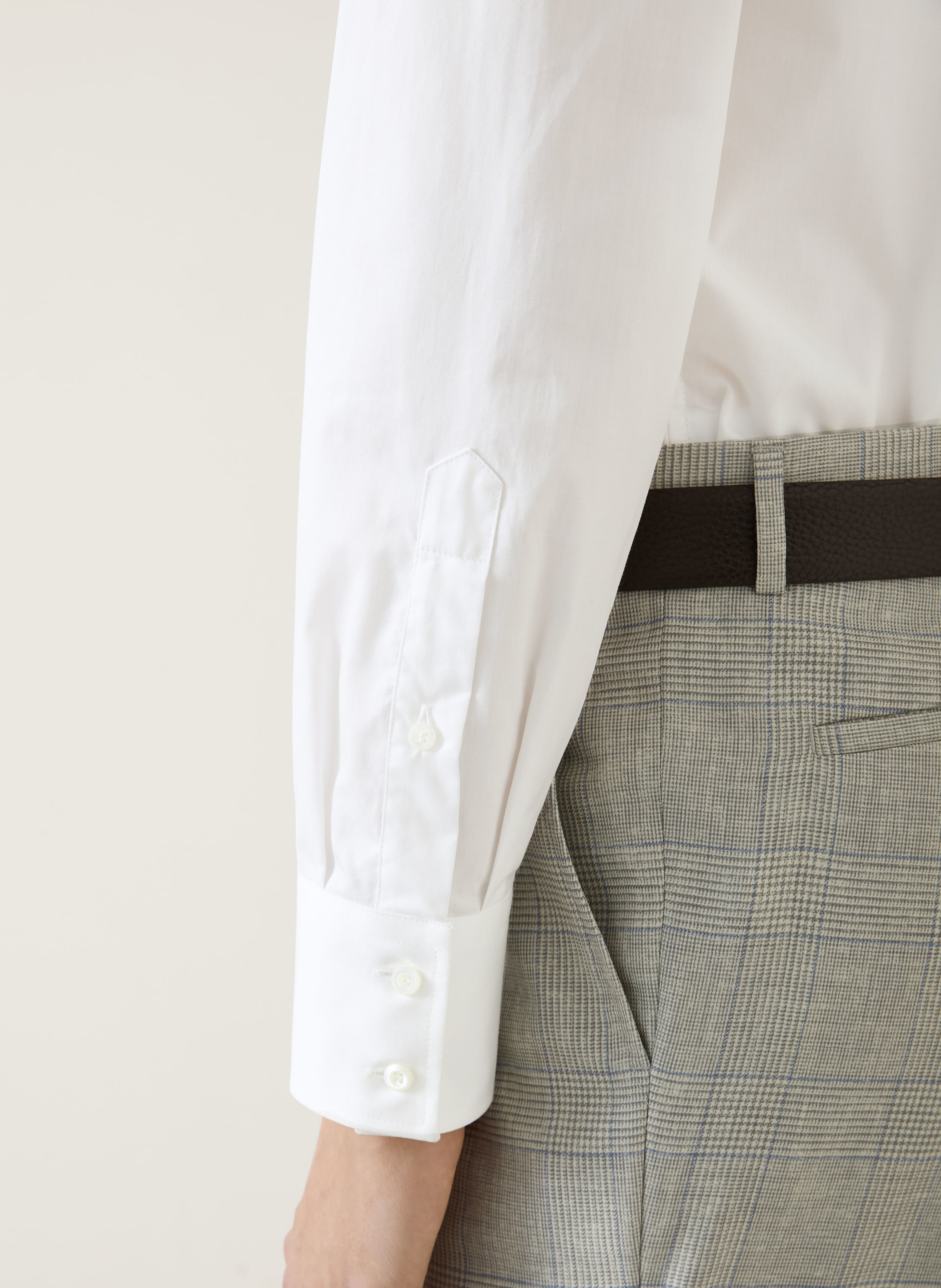 Thumbnail - Brunello Cucinelli Hemd Basic Fit weiss