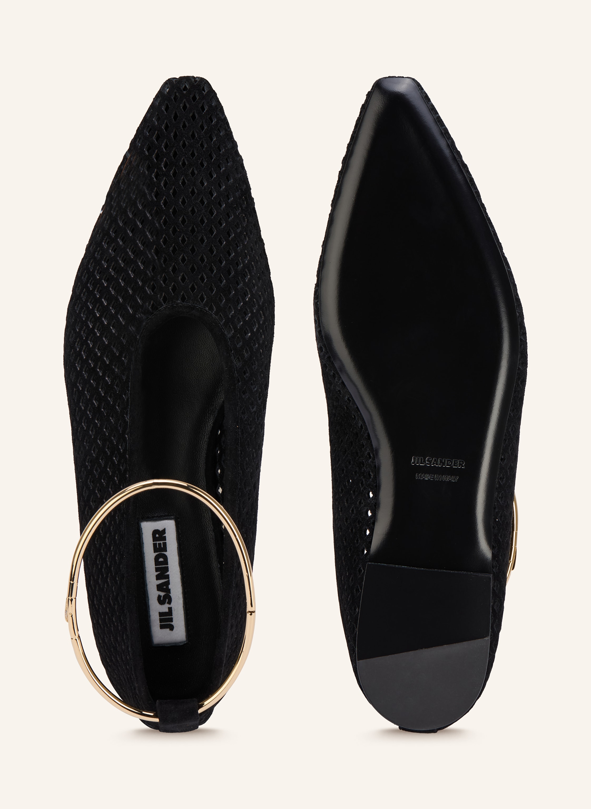 Thumbnail - Jil Sander Ballerinas schwarz