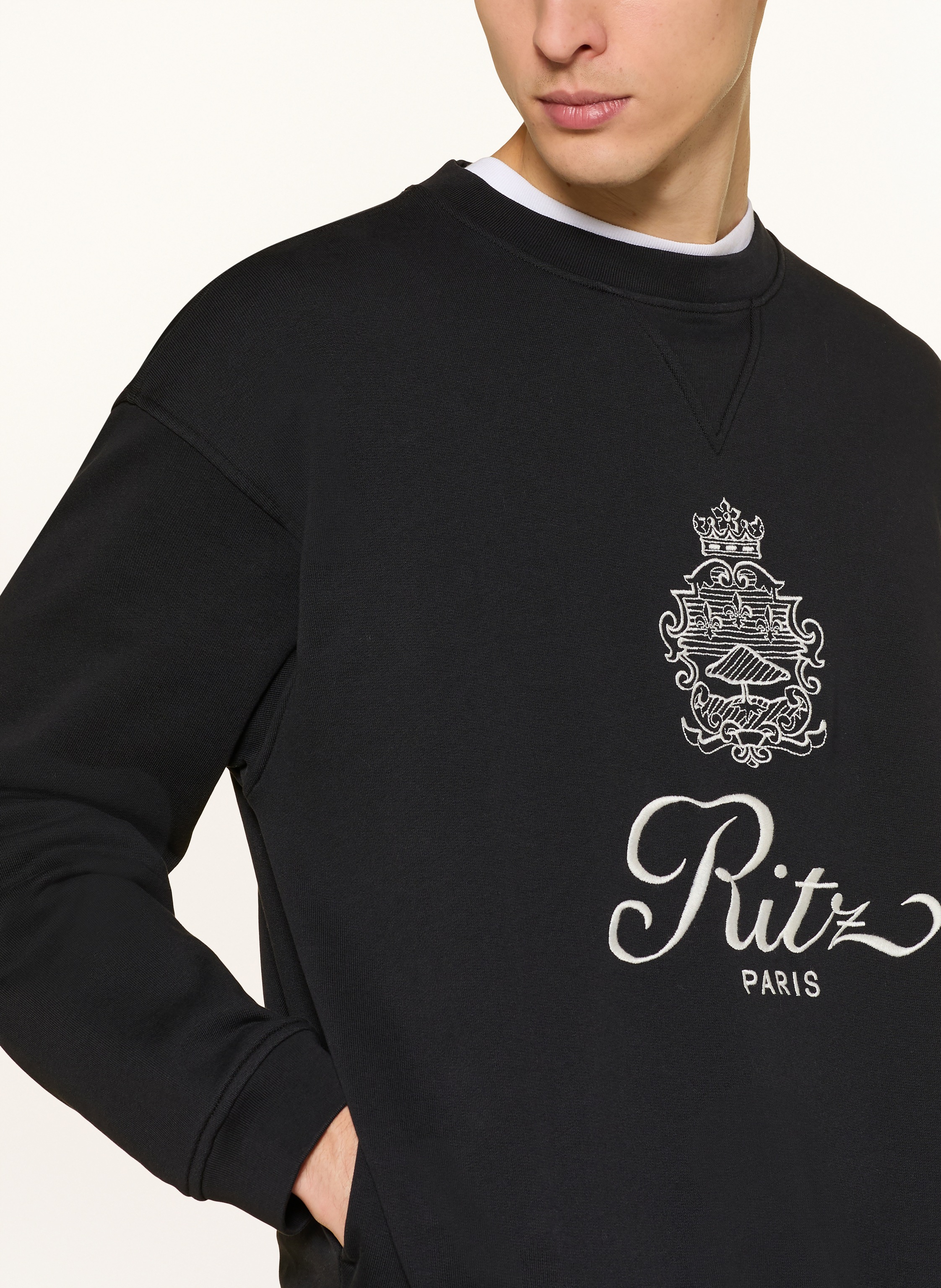 Thumbnail - Frame Sweatshirt schwarz