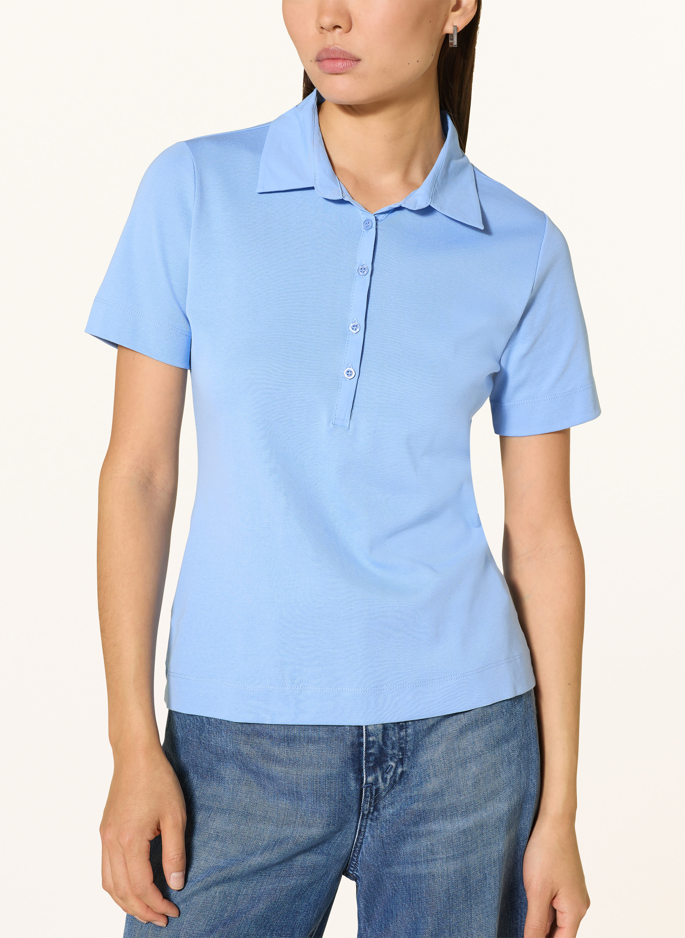 Thumbnail - Darling Harbour Jersey-Poloshirt blau