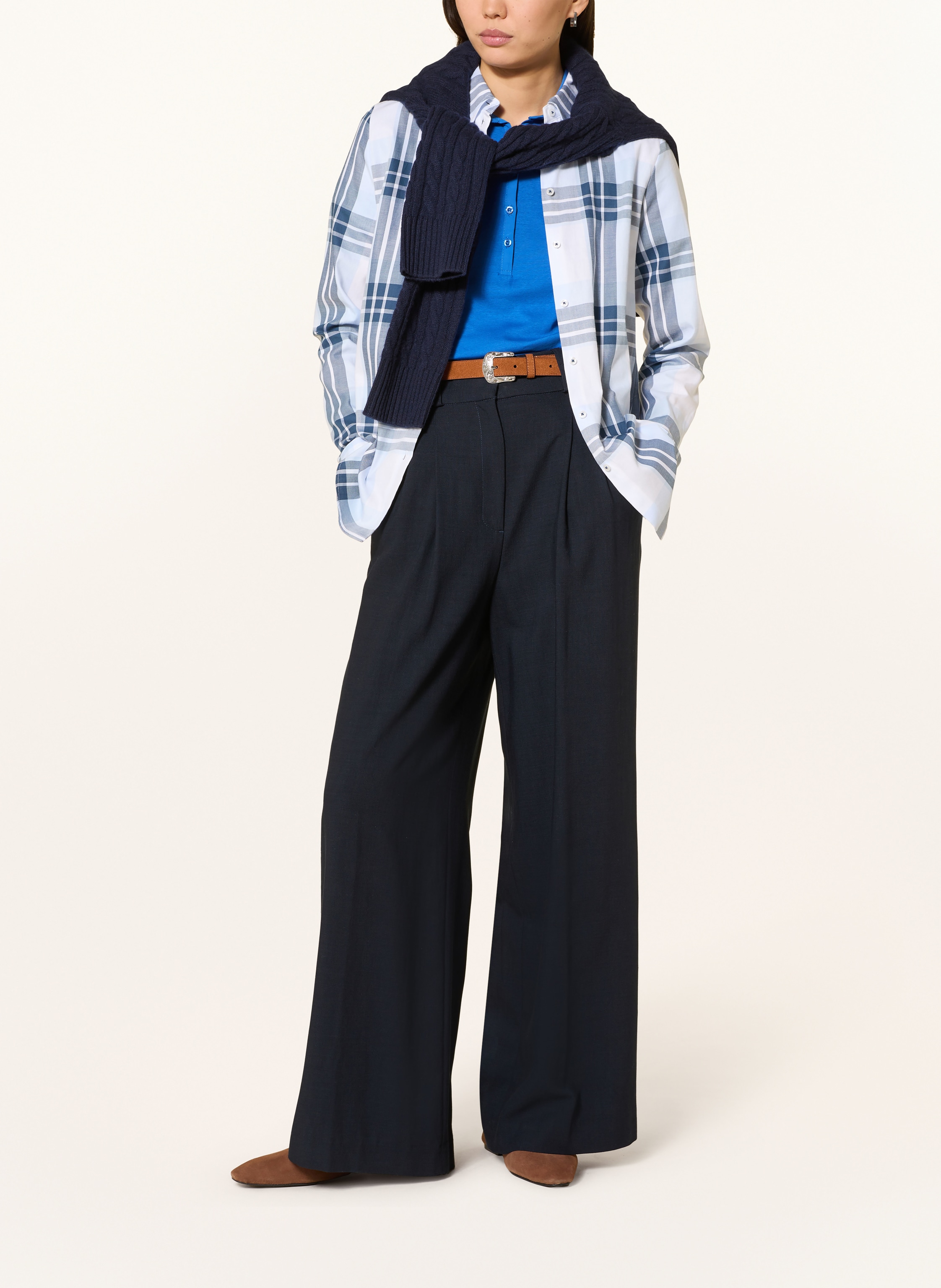 Thumbnail - Darling Harbour Jersey-Poloshirt blau