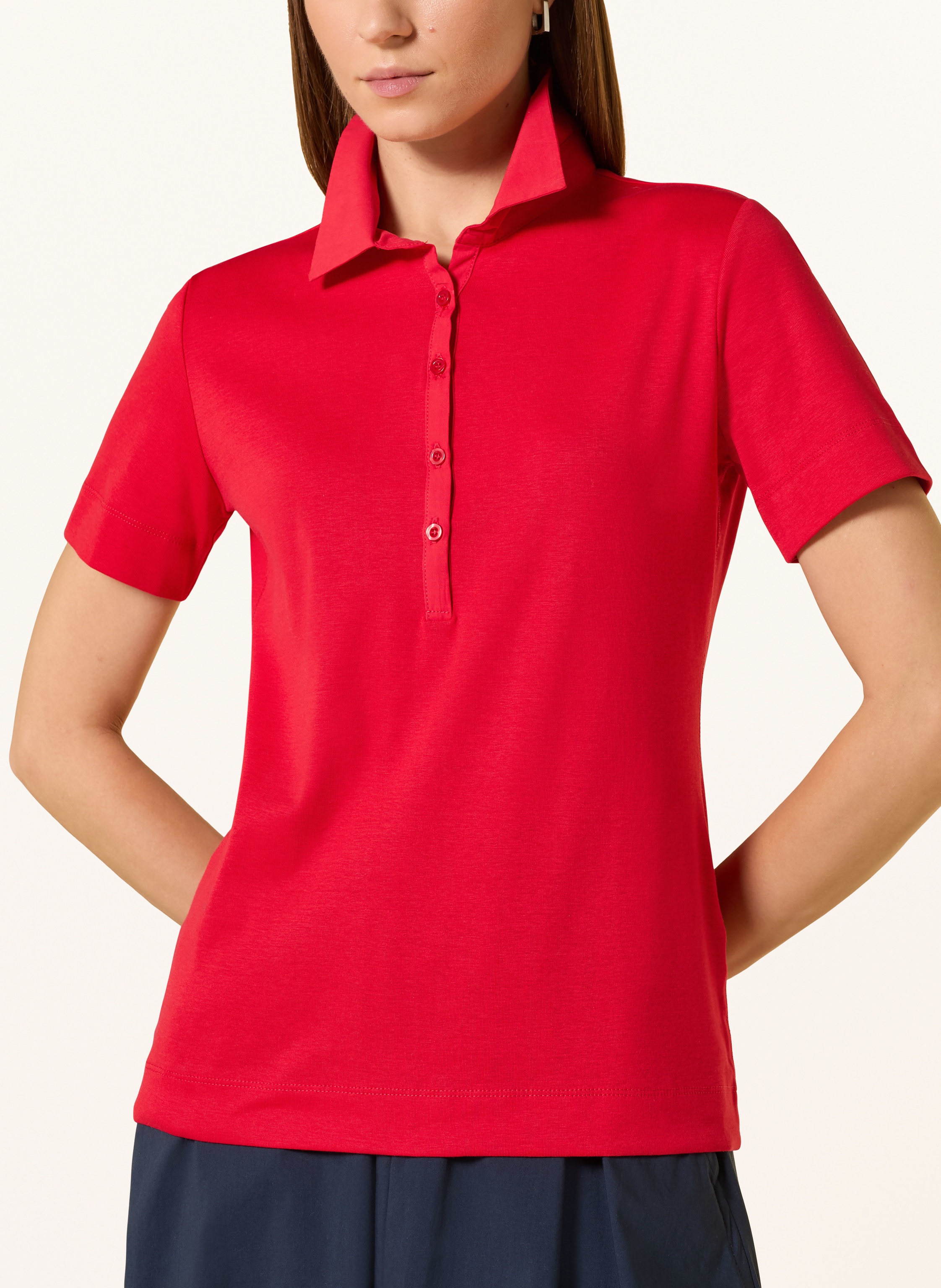 Thumbnail - Darling Harbour Jersey-Poloshirt rot