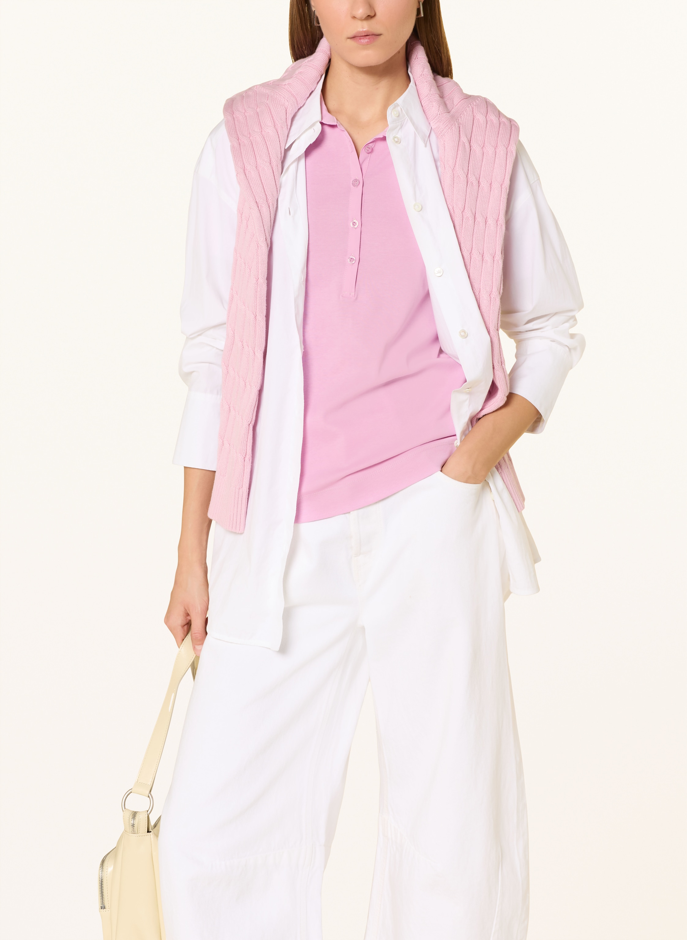Thumbnail - Darling Harbour Jersey-Poloshirt pink