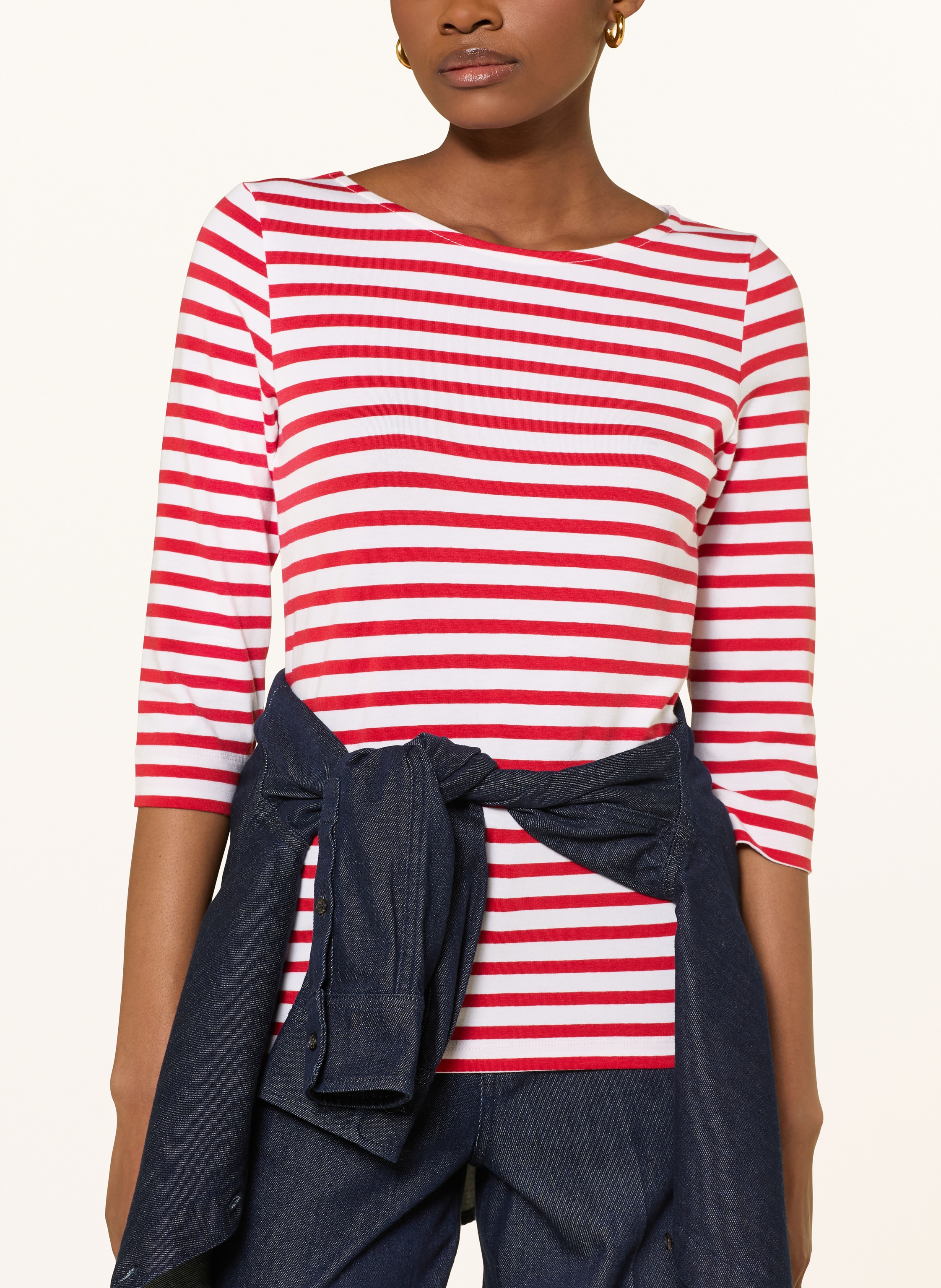 Thumbnail - Darling Harbour Shirt Mit 3/4-Arm weiss