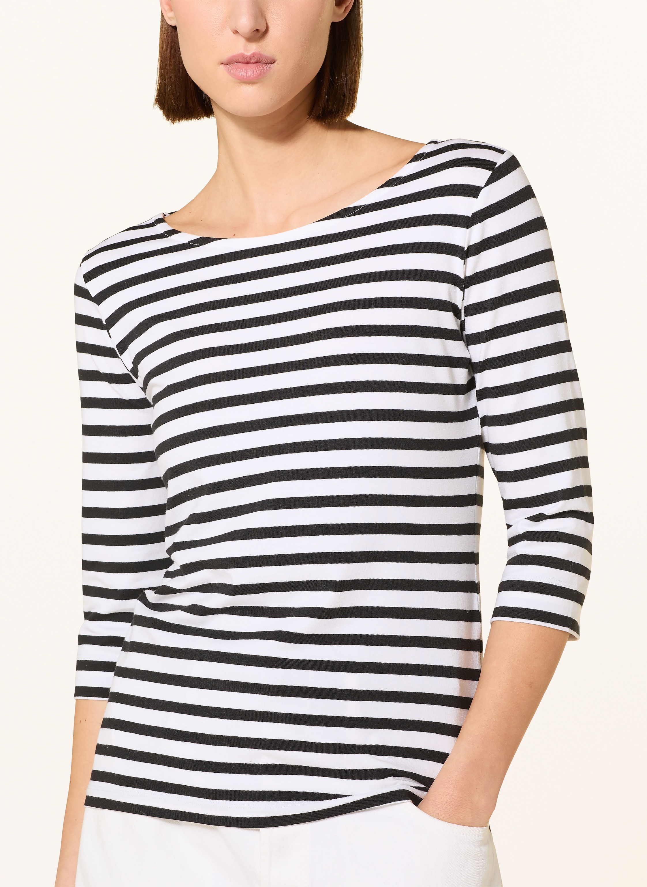 Thumbnail - Darling Harbour Shirt Mit 3/4-Arm schwarz