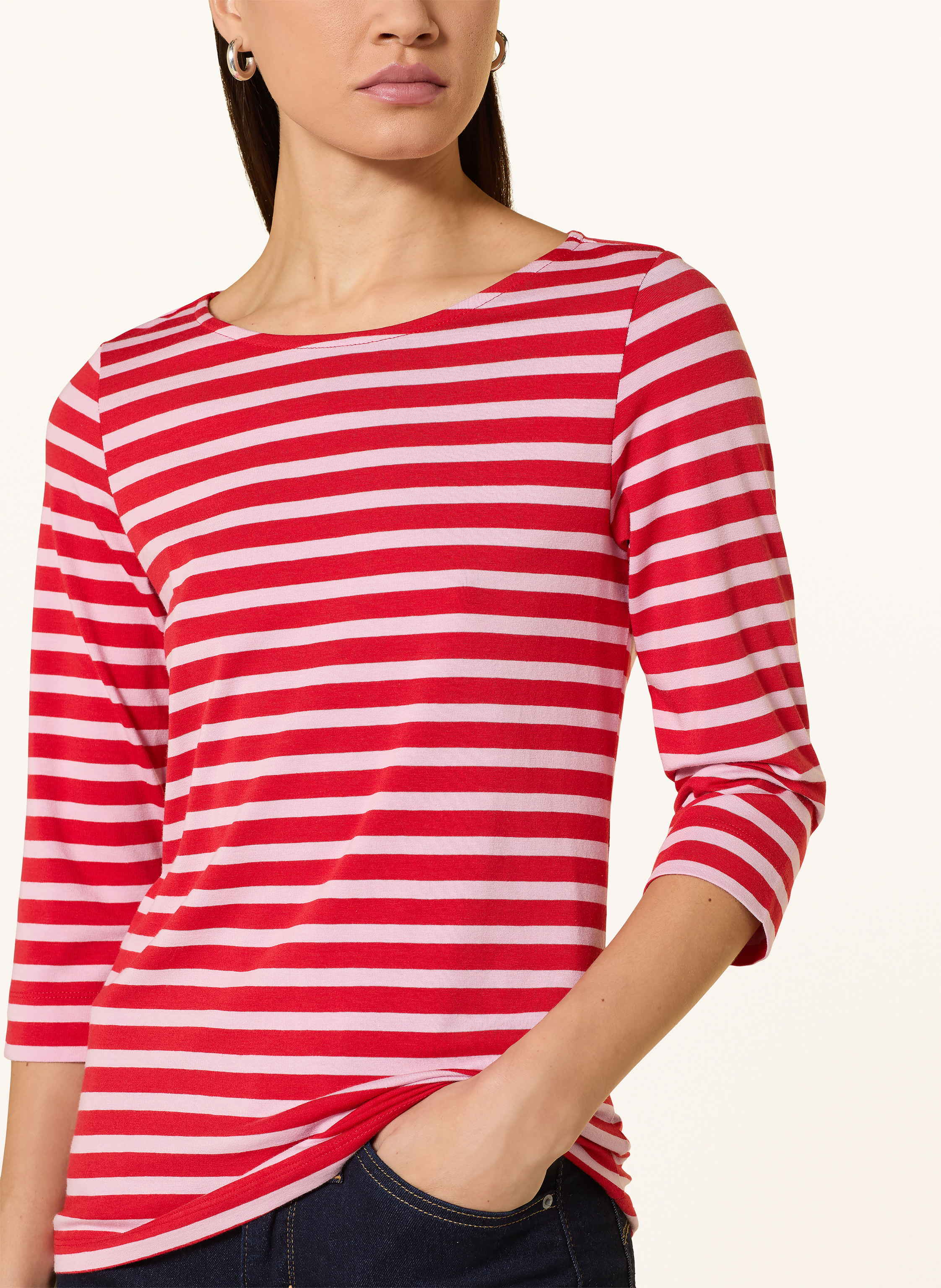 Thumbnail - Darling Harbour Shirt Mit 3/4-Arm rot