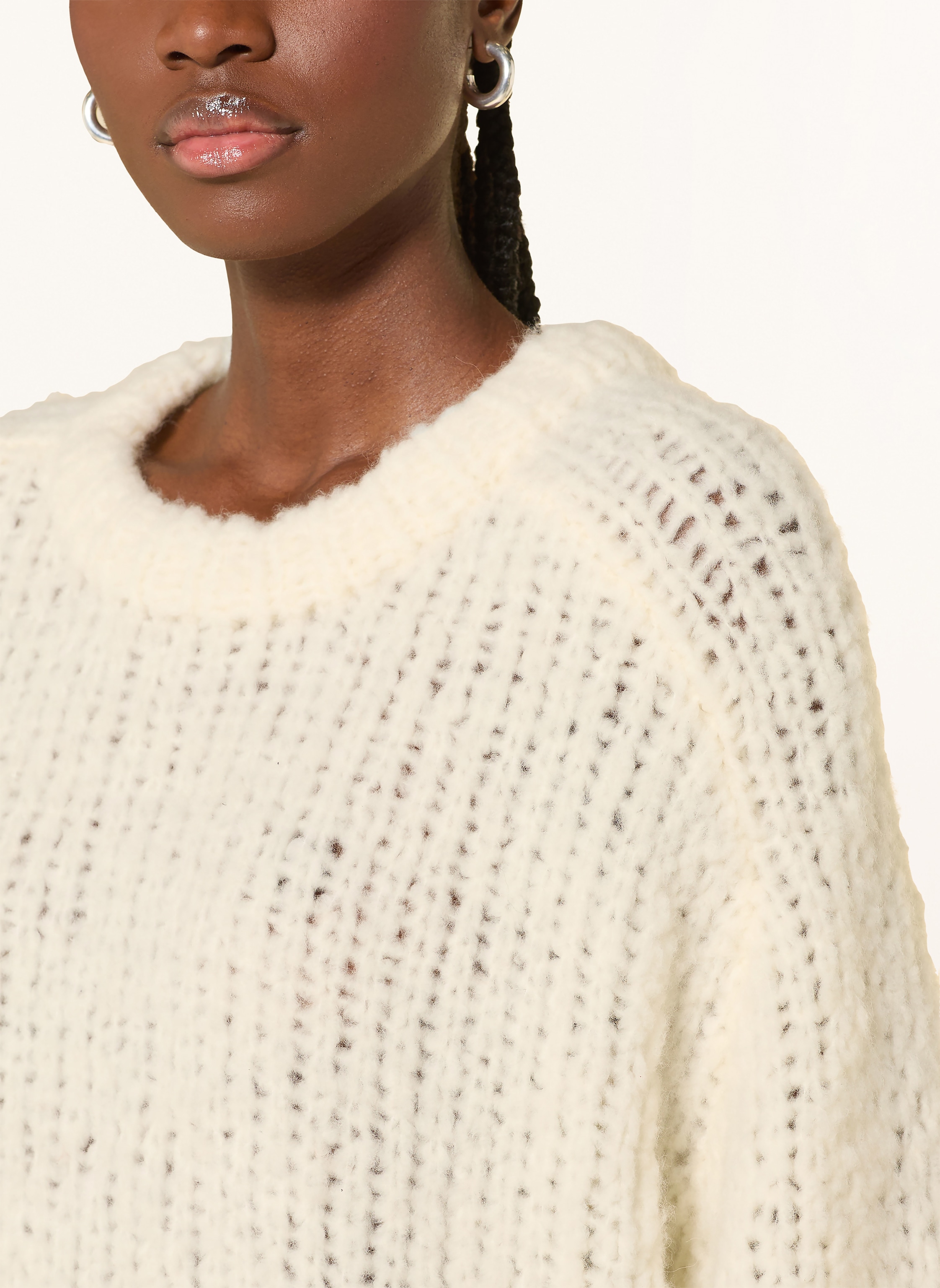 Thumbnail - Maiami Pullover Mit Alpaka beige