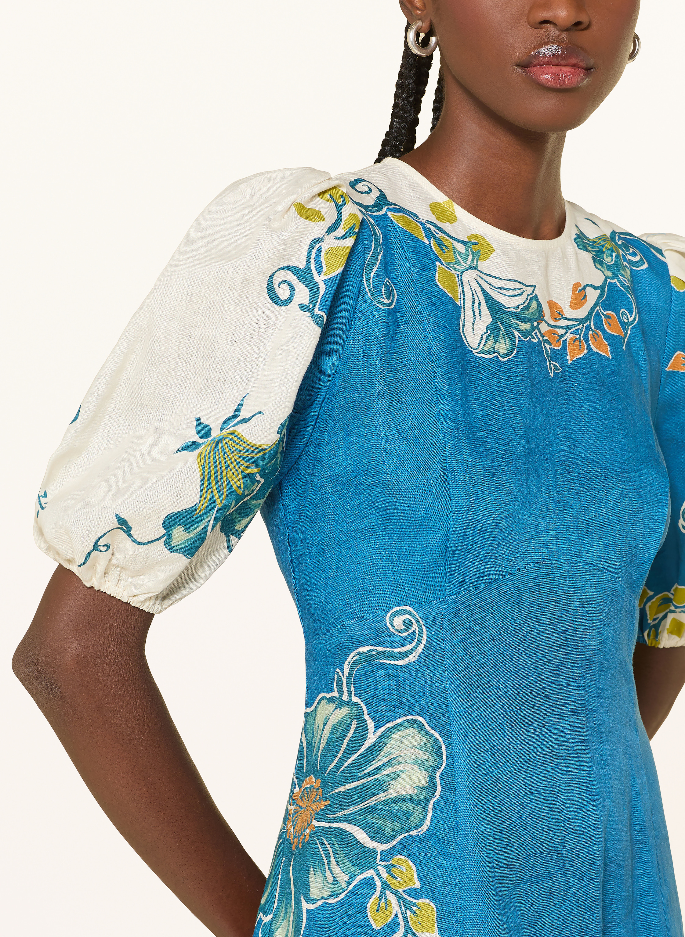 Thumbnail - Alémais Leinenkleid Luda blau