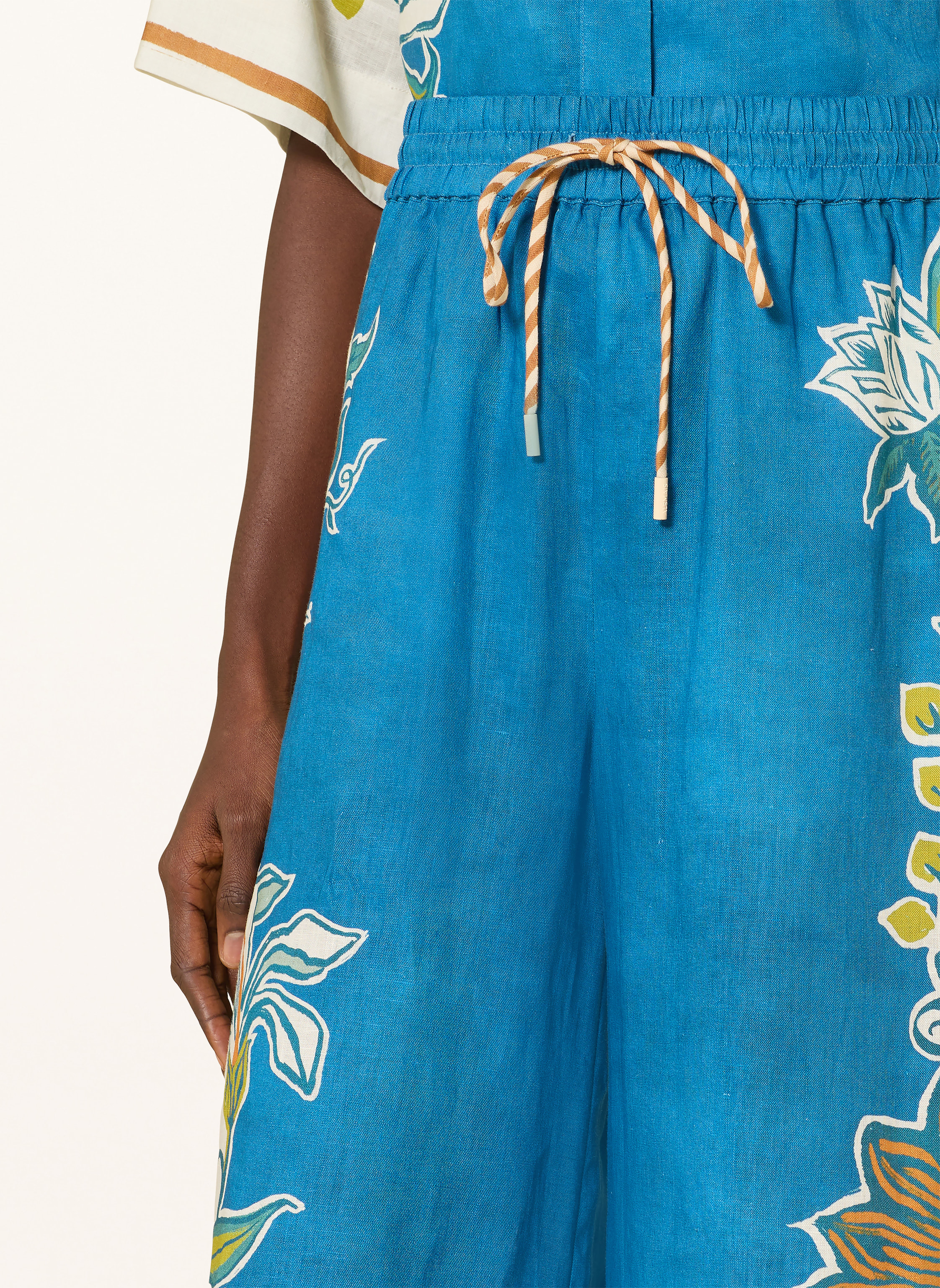 Thumbnail - Alémais Leinenhose Luda blau