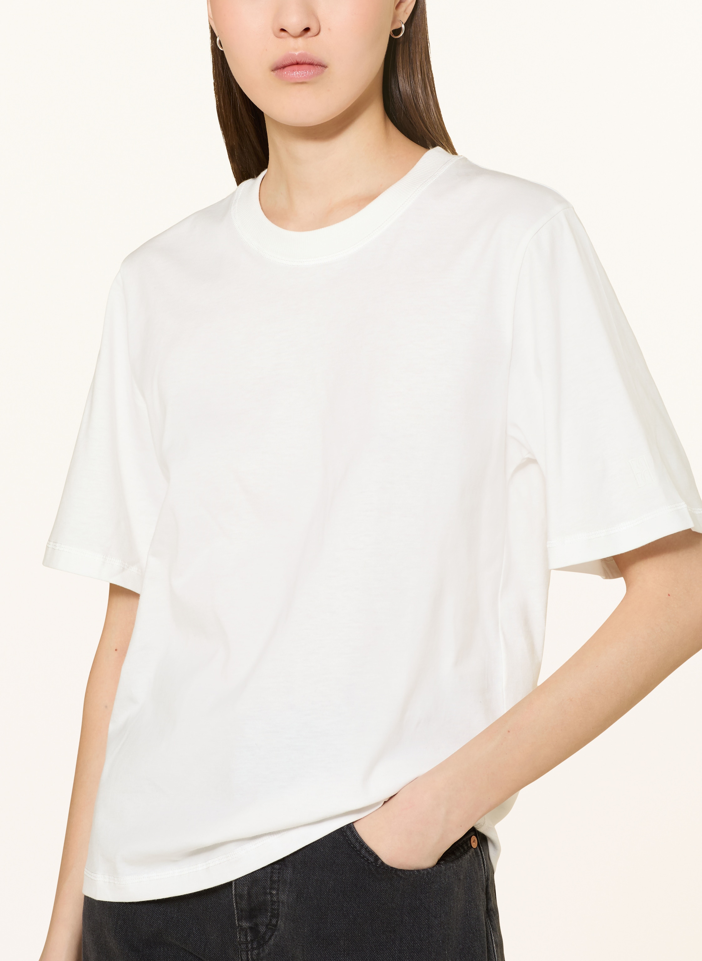 Thumbnail - By Malene Birger T-Shirt Hedil weiss