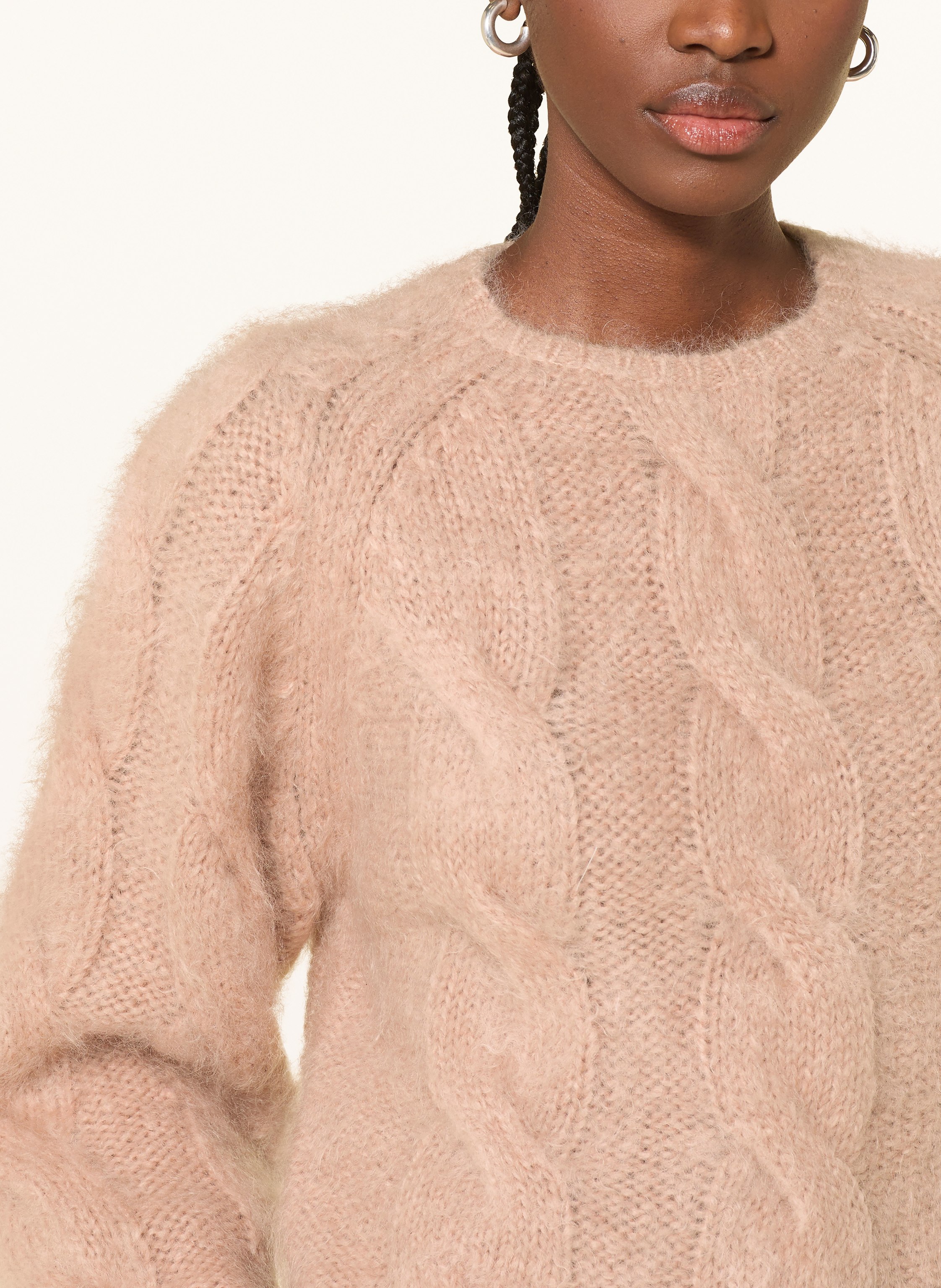 Thumbnail - By Malene Birger Mohairpullover Elliot rosa