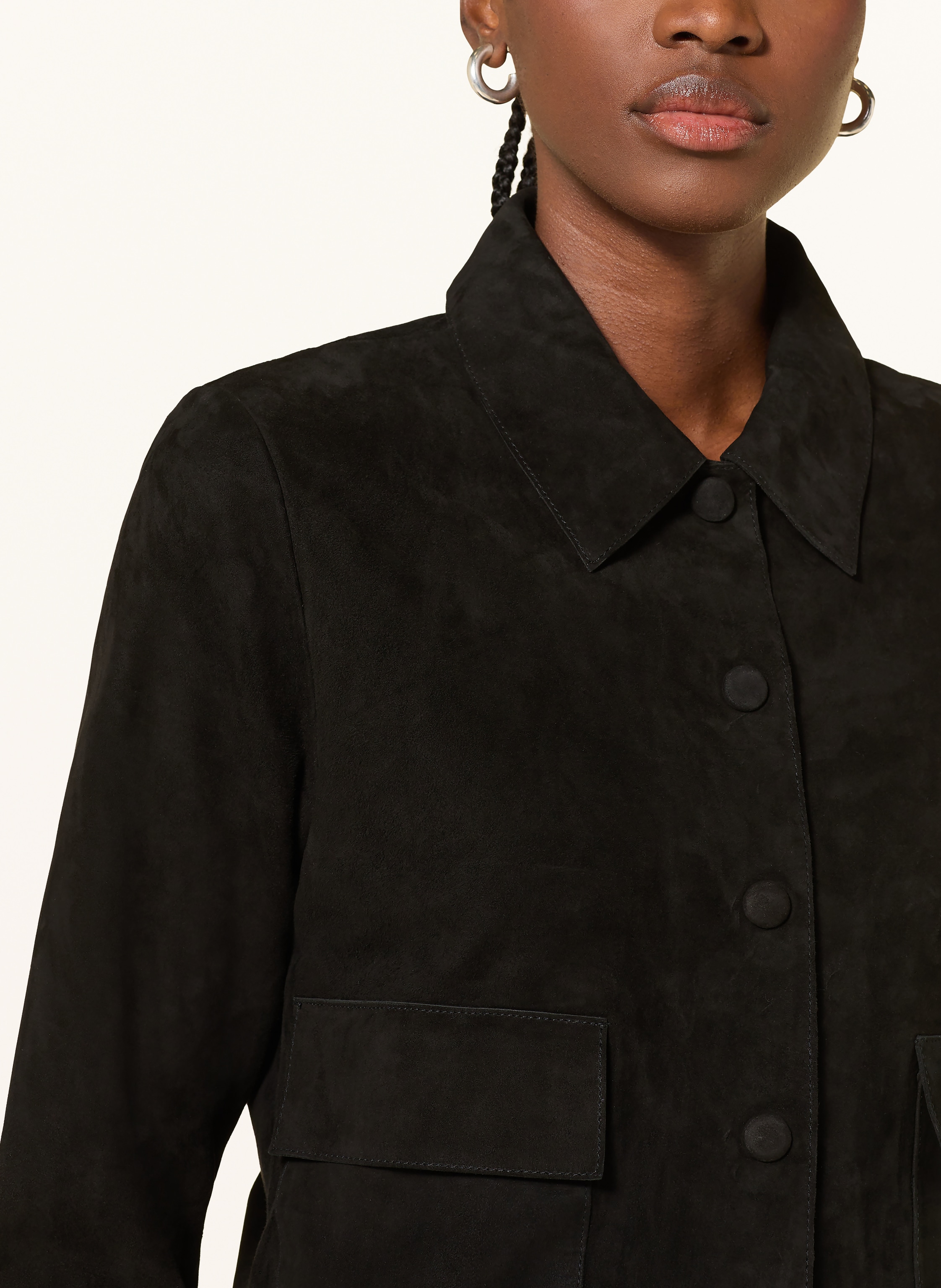 Thumbnail - By Malene Birger Lederjacke Annie schwarz