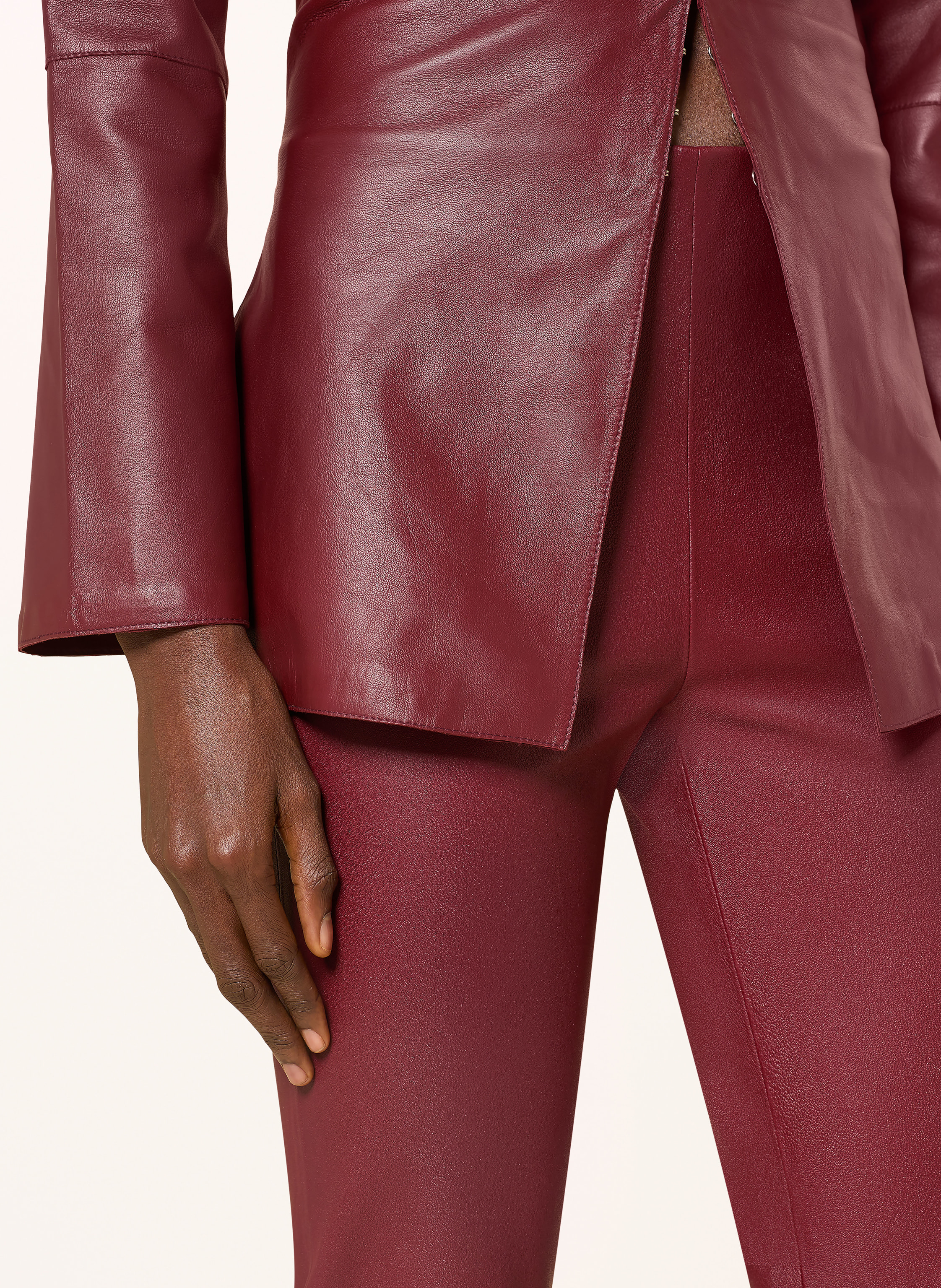 Thumbnail - By Malene Birger Lederhose Florentina rot