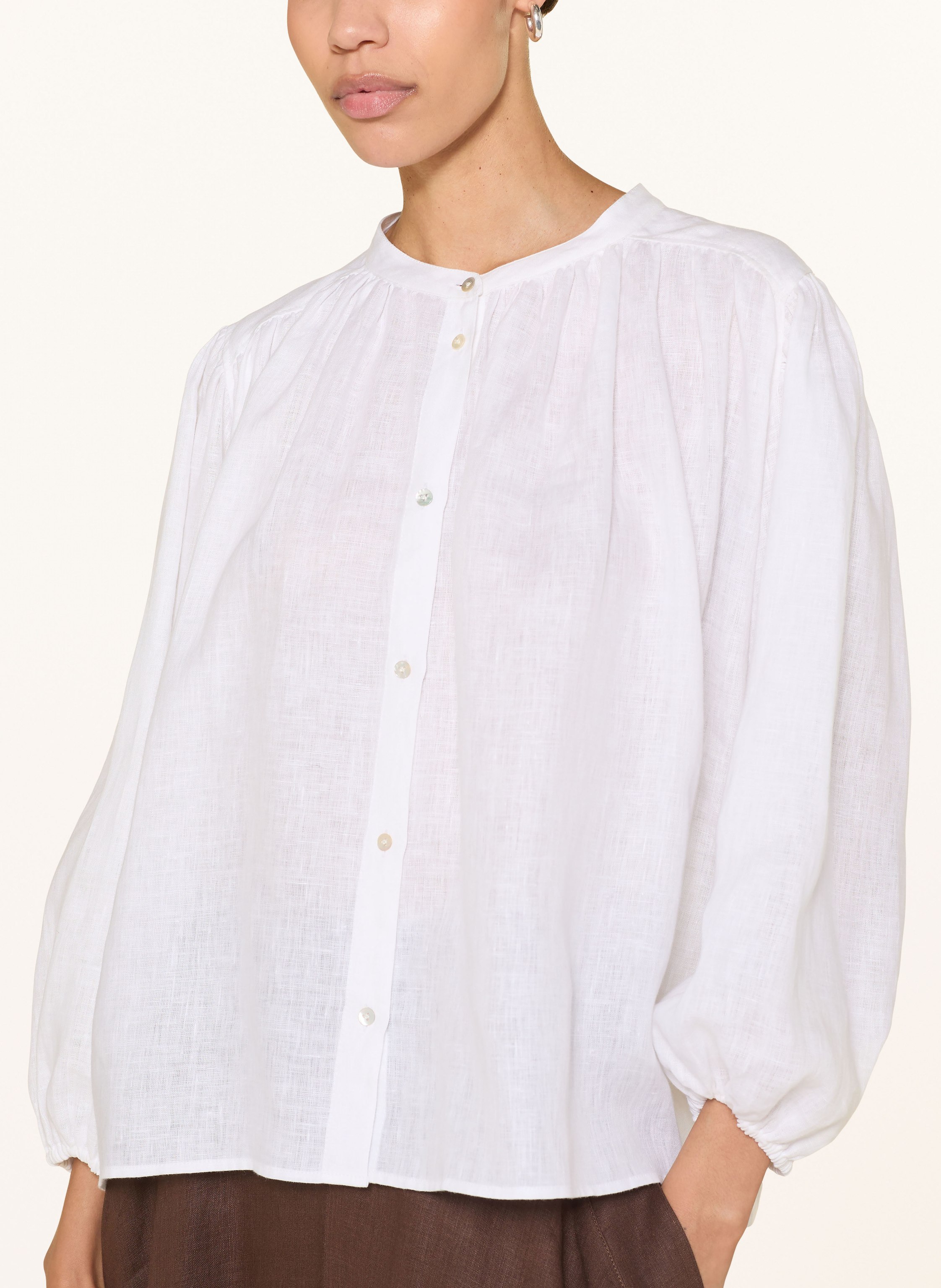 Thumbnail - Van Laack Leinenbluse Vl-Cirah-Svkn weiss