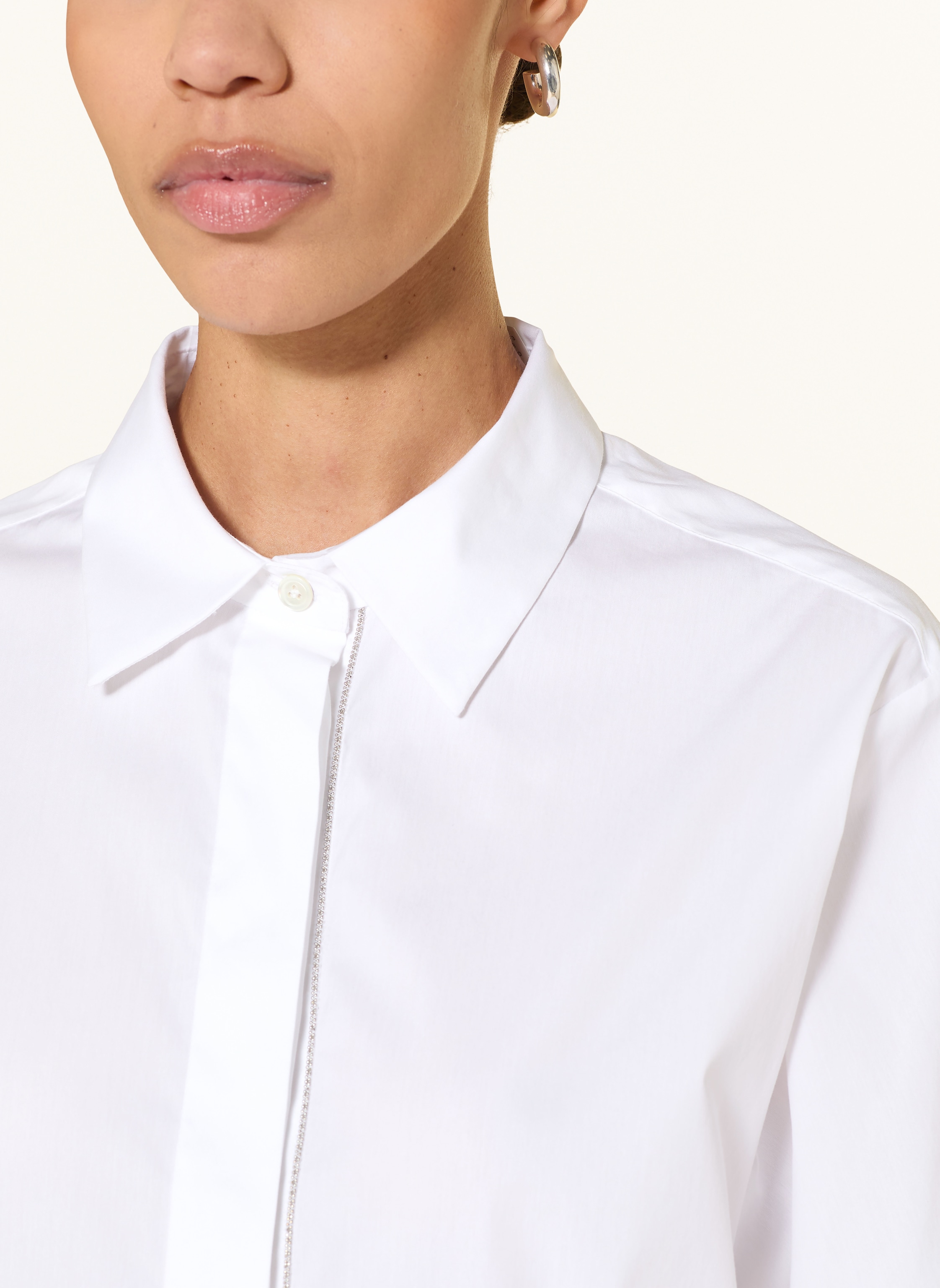 Thumbnail - Van Laack Hemdbluse Vl-Azika-Pb Mit Schmuckperlen weiss