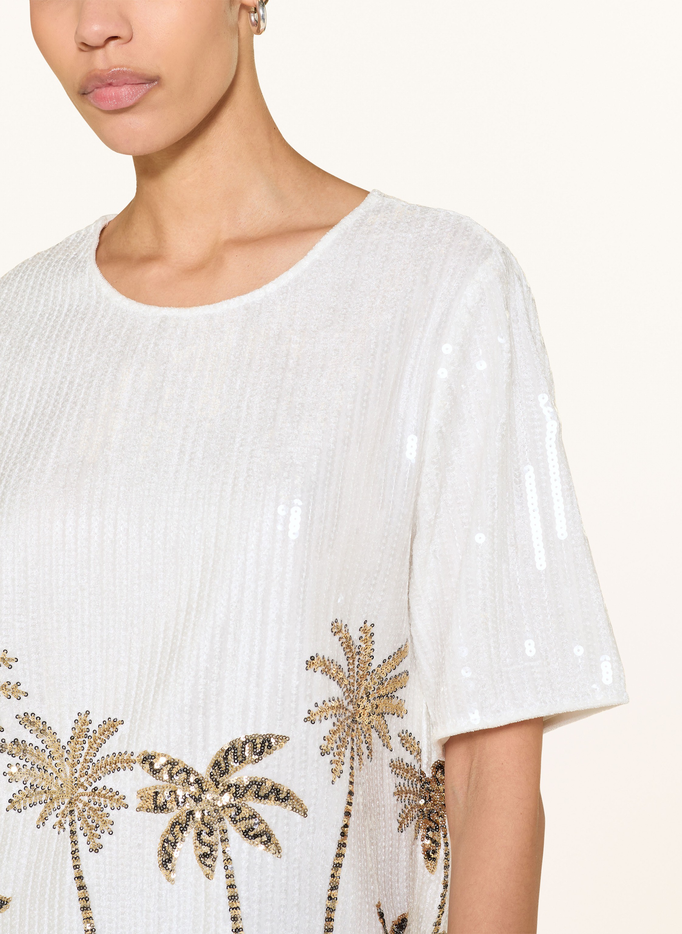 Thumbnail - Van Laack Blusenshirt Vl-Jorina-Appl Mit Pailletten weiss