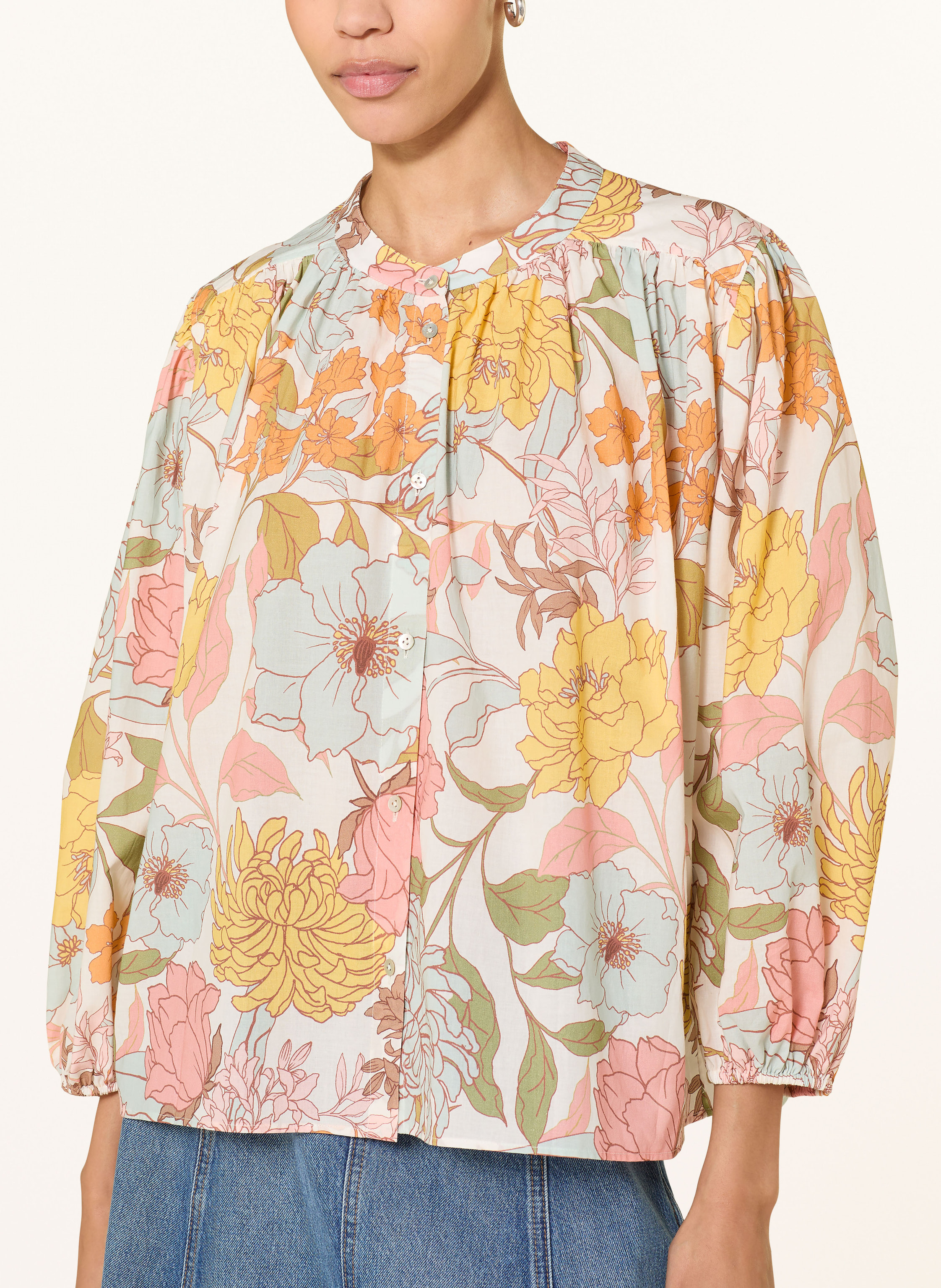 Thumbnail - Van Laack Bluse Vl-Cirah-Kn Mit 3/4-Arm pink