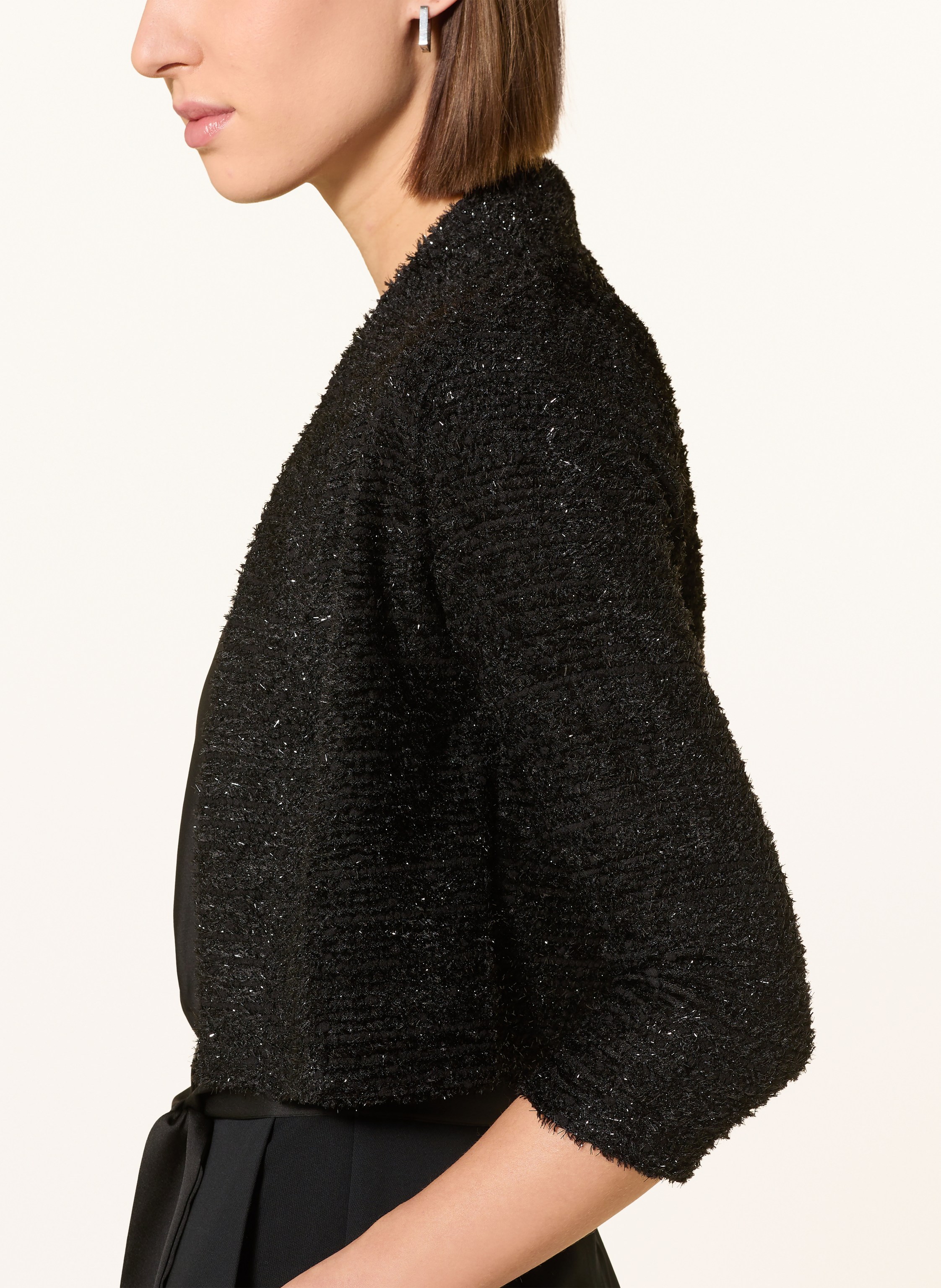 Thumbnail - Swing Bolero Mit 3/4-Arm schwarz