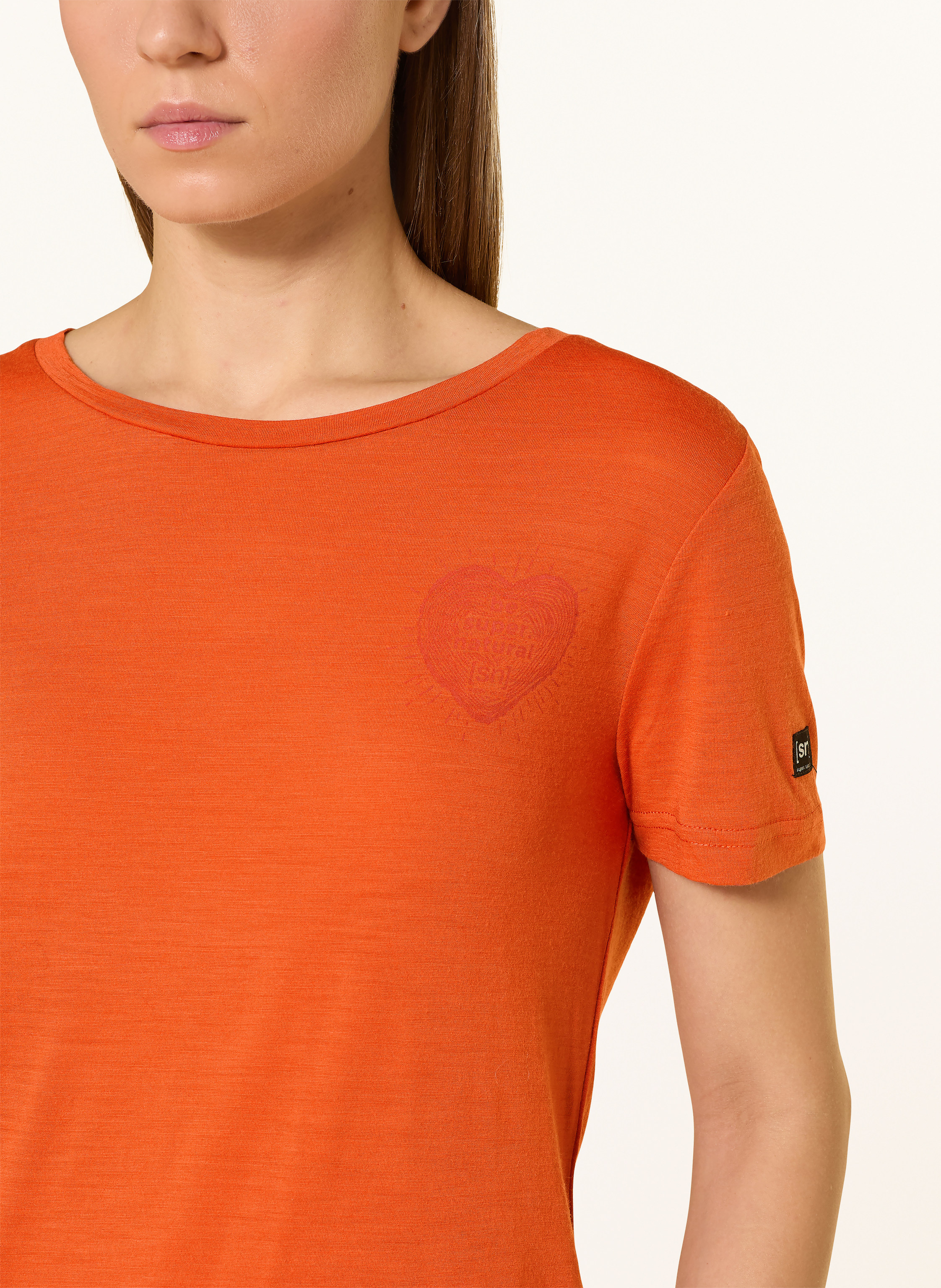 Thumbnail - Super.Natural Funktionsshirt Carski Mit Merinowolle rot