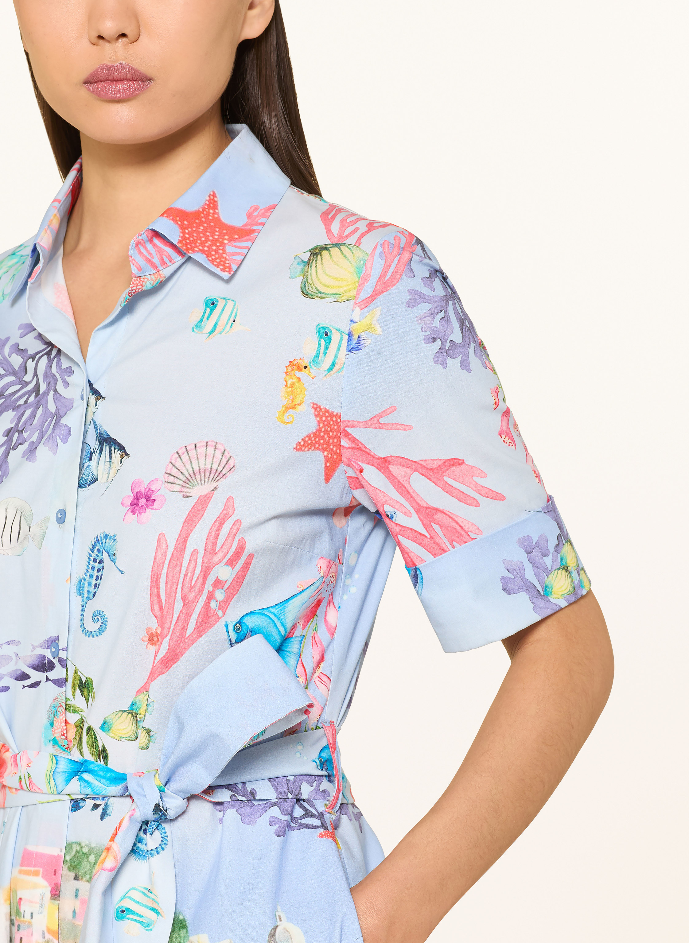 Thumbnail - Robe Légère Hemdblusenkleid blau