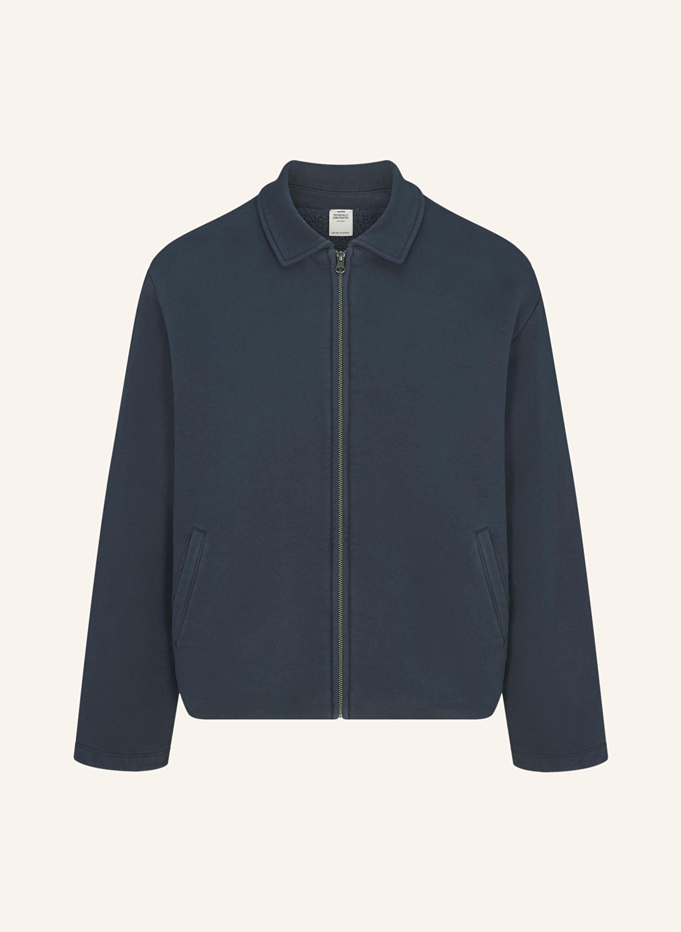 Skims Lounge-Sweatjacke Heavyweight Fleece blau