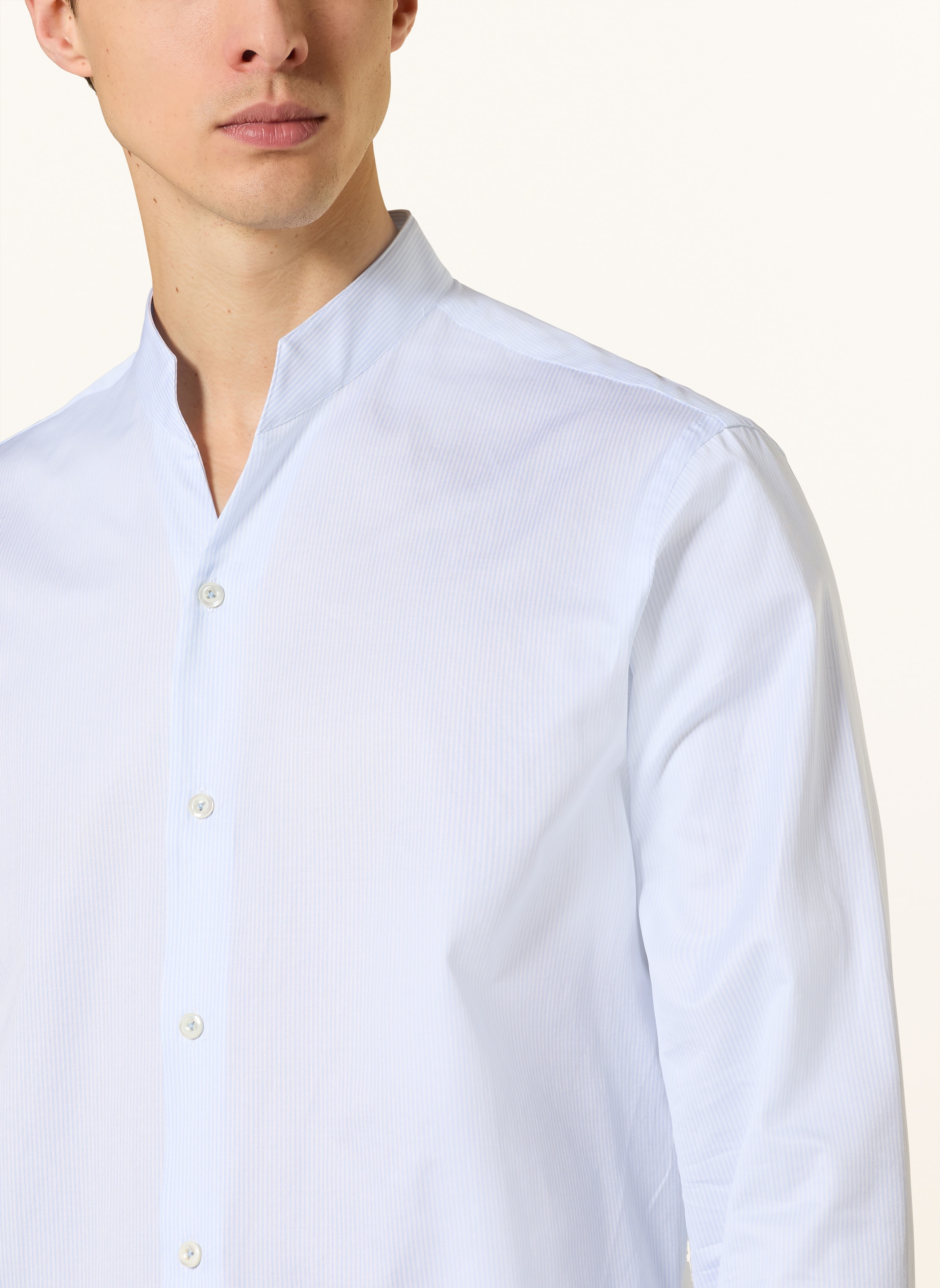 Thumbnail - Van Laack Hemd Vl-Rudo-Xx Regular Fit Mit Stehkragen blau