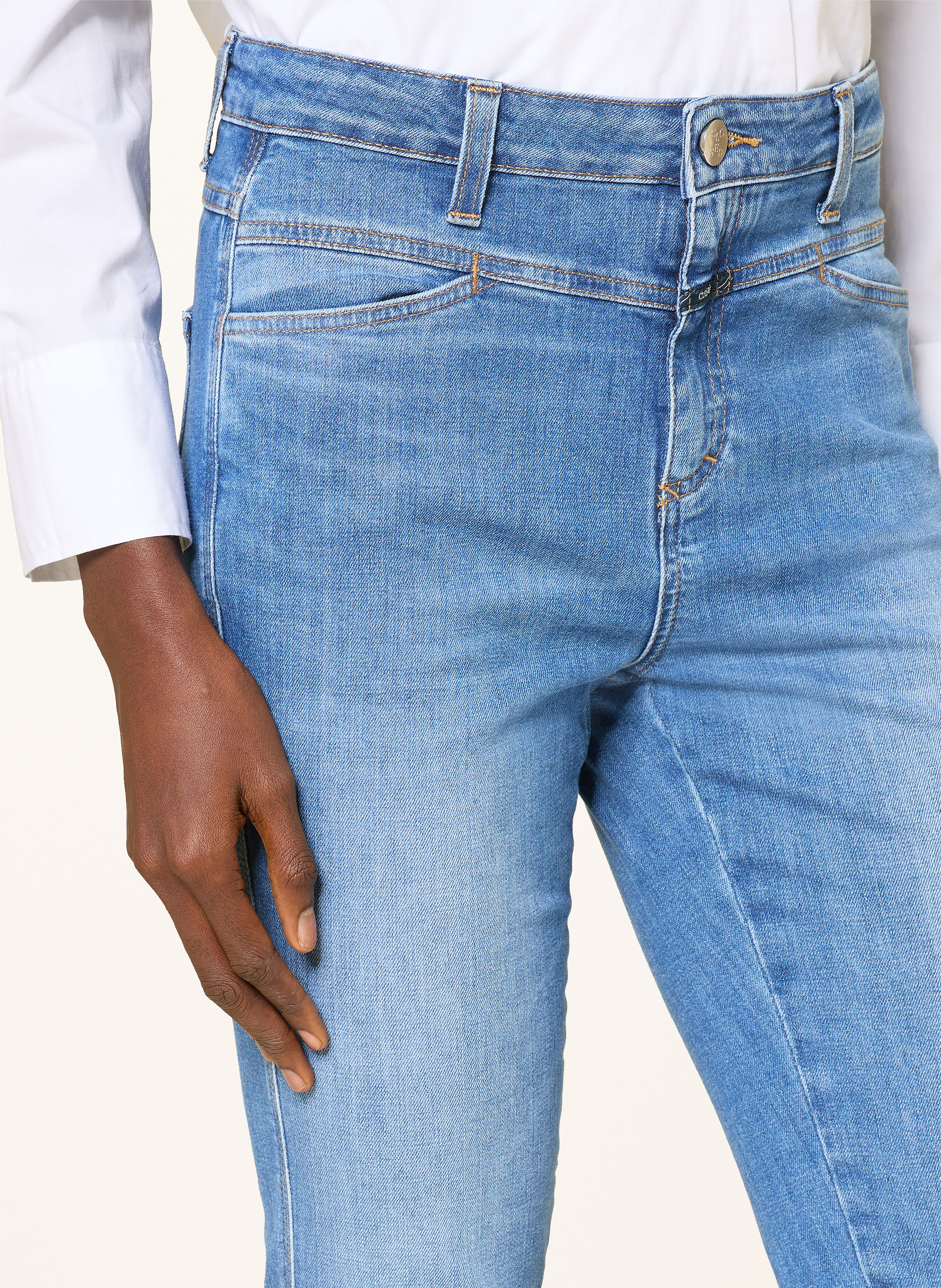 Thumbnail - Closed Skinny Jeans Pusher blau