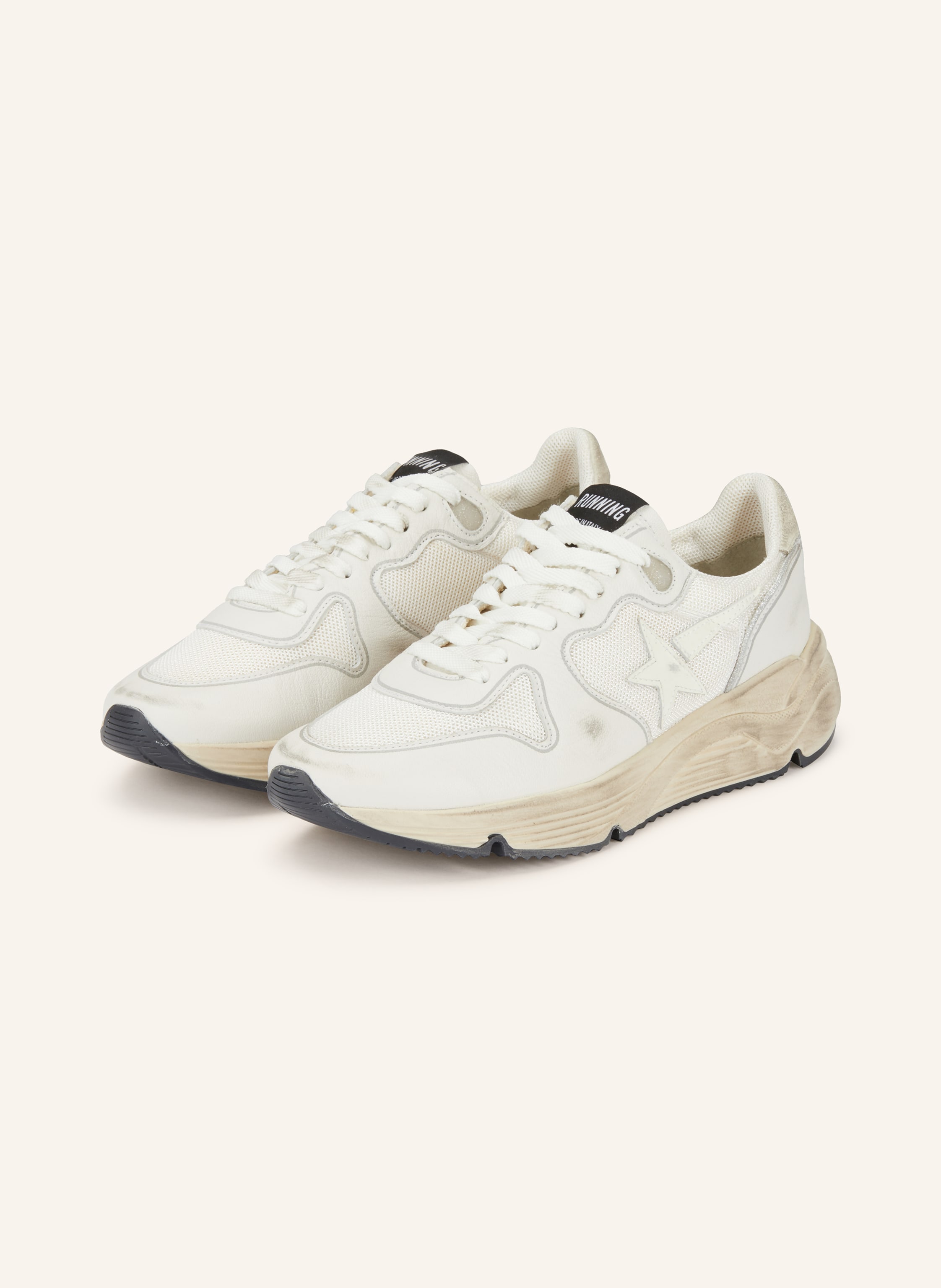 Golden Goose Golden Goose Sneaker Running Sole weiss in WEISS