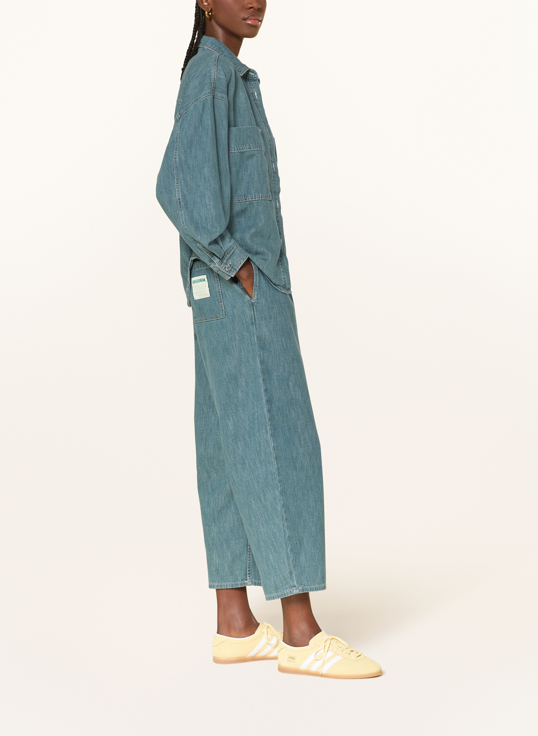 Thumbnail - American Vintage Jeans-Culotte blau