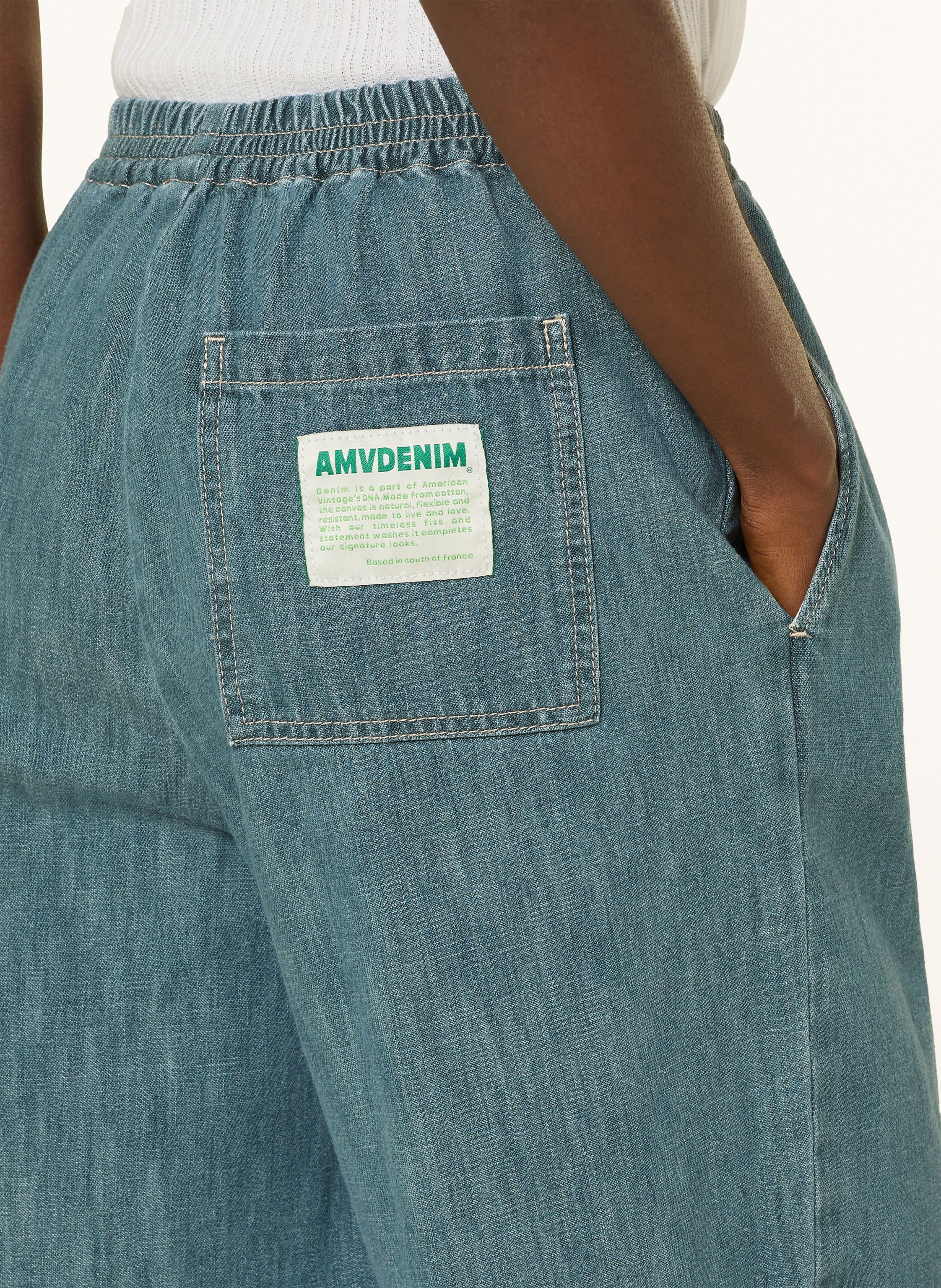 Thumbnail - American Vintage Jeans-Culotte blau