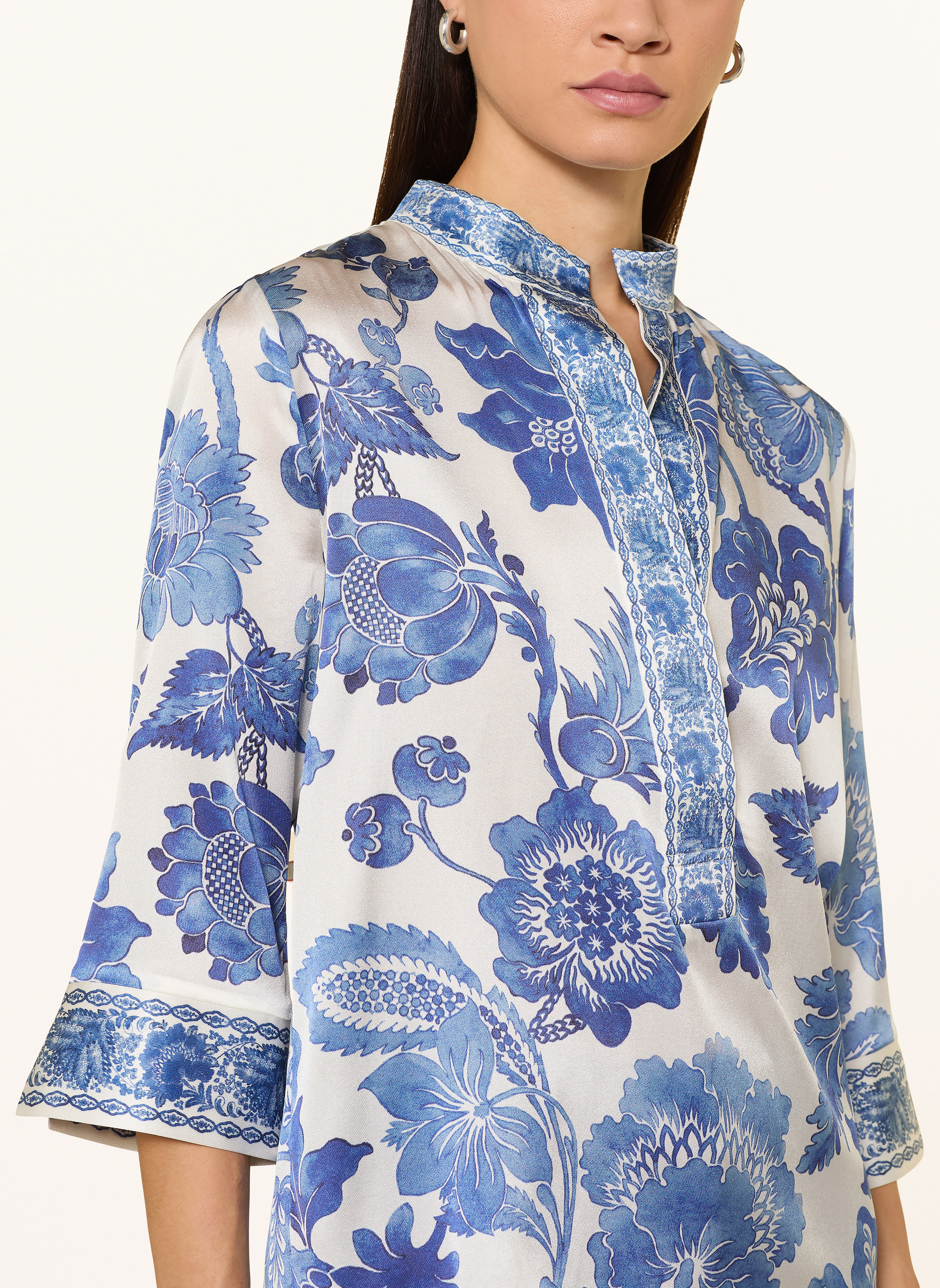 Thumbnail - Dea Kudibal Seidenbluse Danitadea Mit 3/4-Arm blau