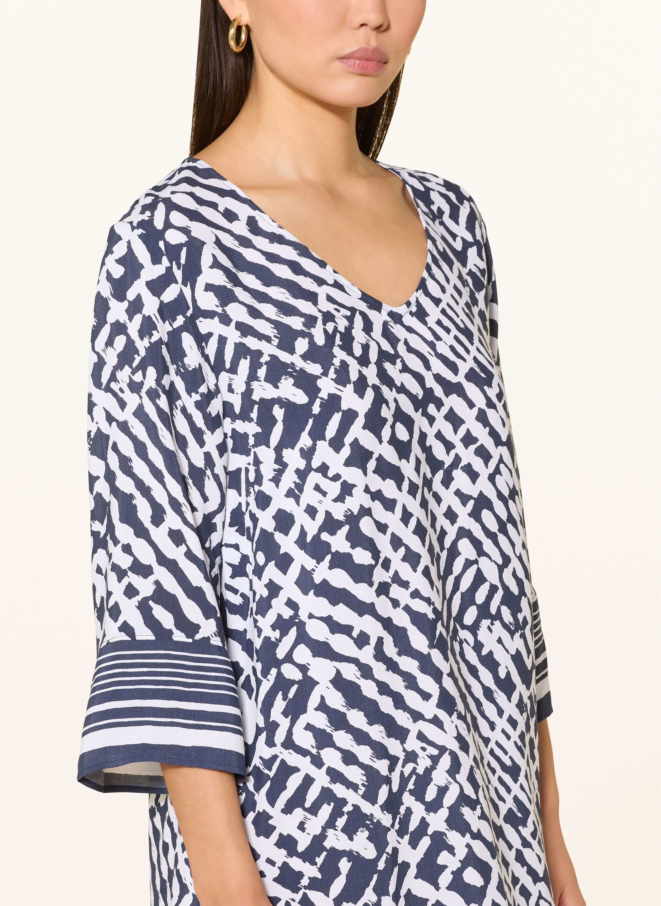 Thumbnail - Charmline Strandkleid Modern Marina Mit 3/4-Arm blau