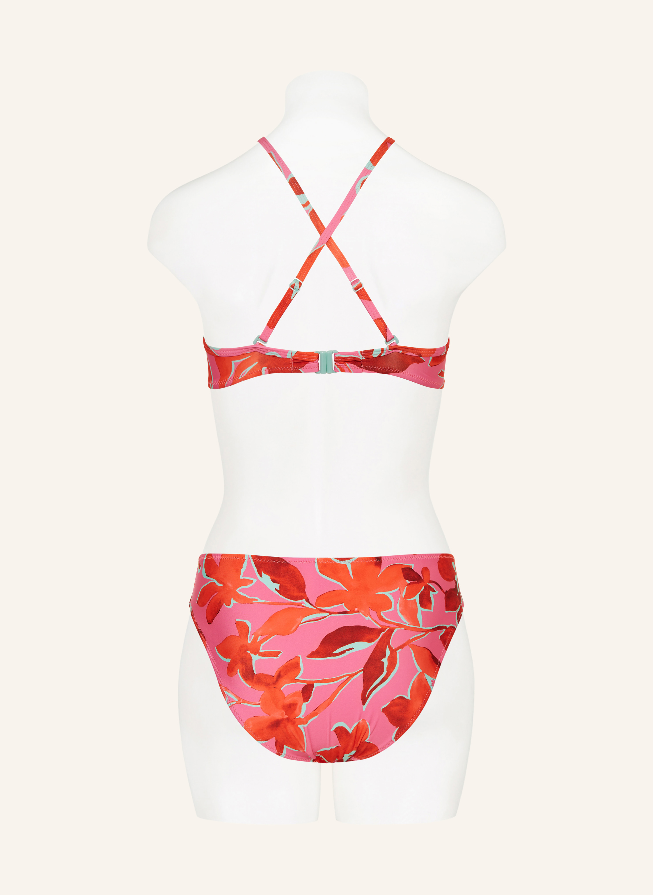 Thumbnail - Lidea Bügel-Bikini-Top Fused Florals pink