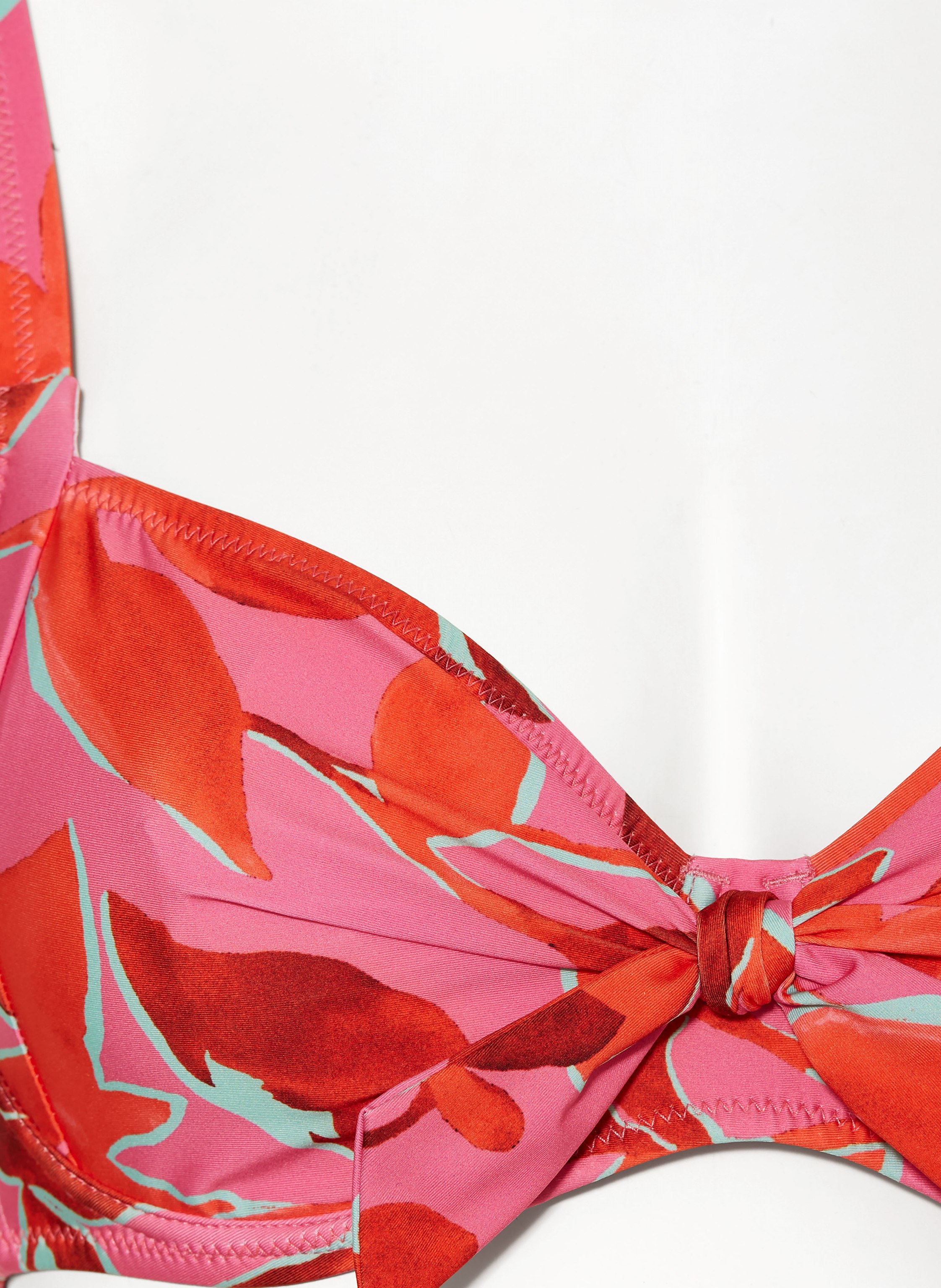 Thumbnail - Lidea Bügel-Bikini-Top Fused Florals pink