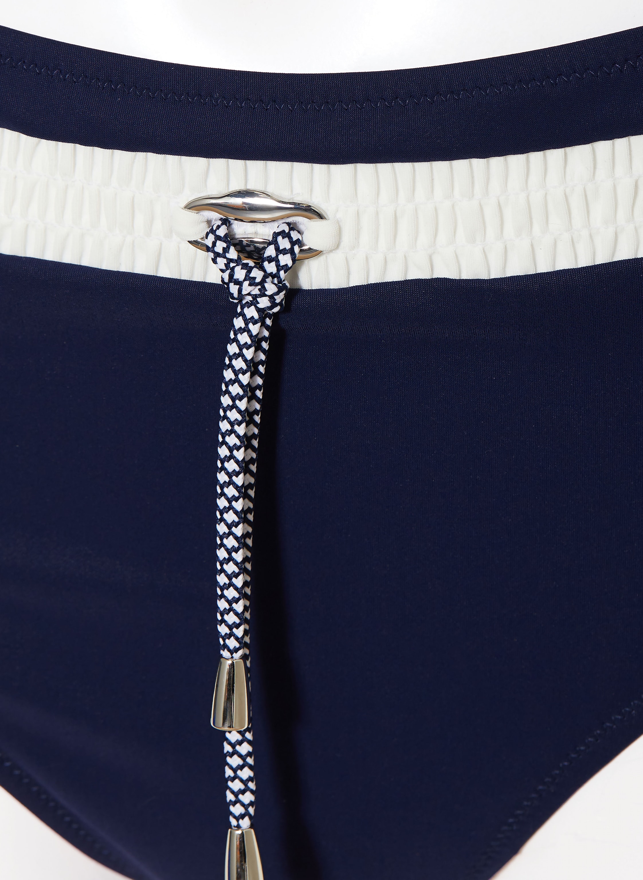 Thumbnail - Lidea High-Waist-Bikini-Hose Nautic Edge blau