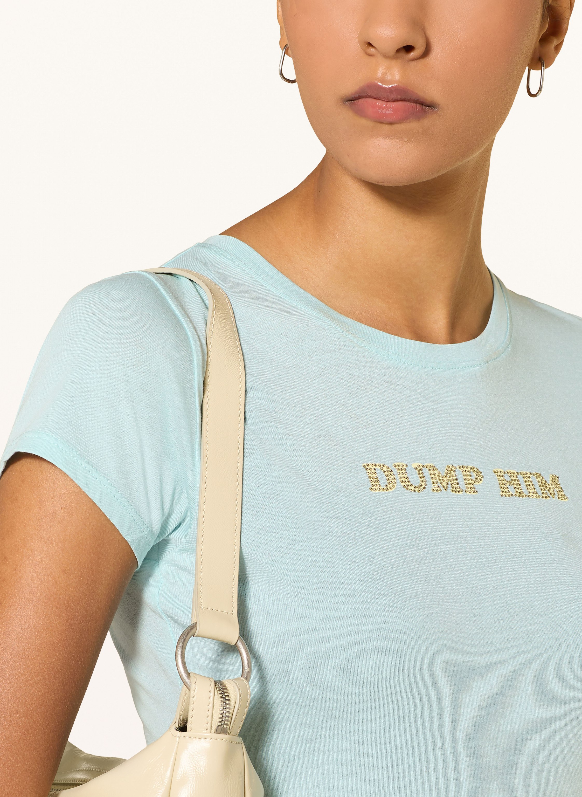 Thumbnail - Guess T-Shirt Mit Schmucksteinen blau