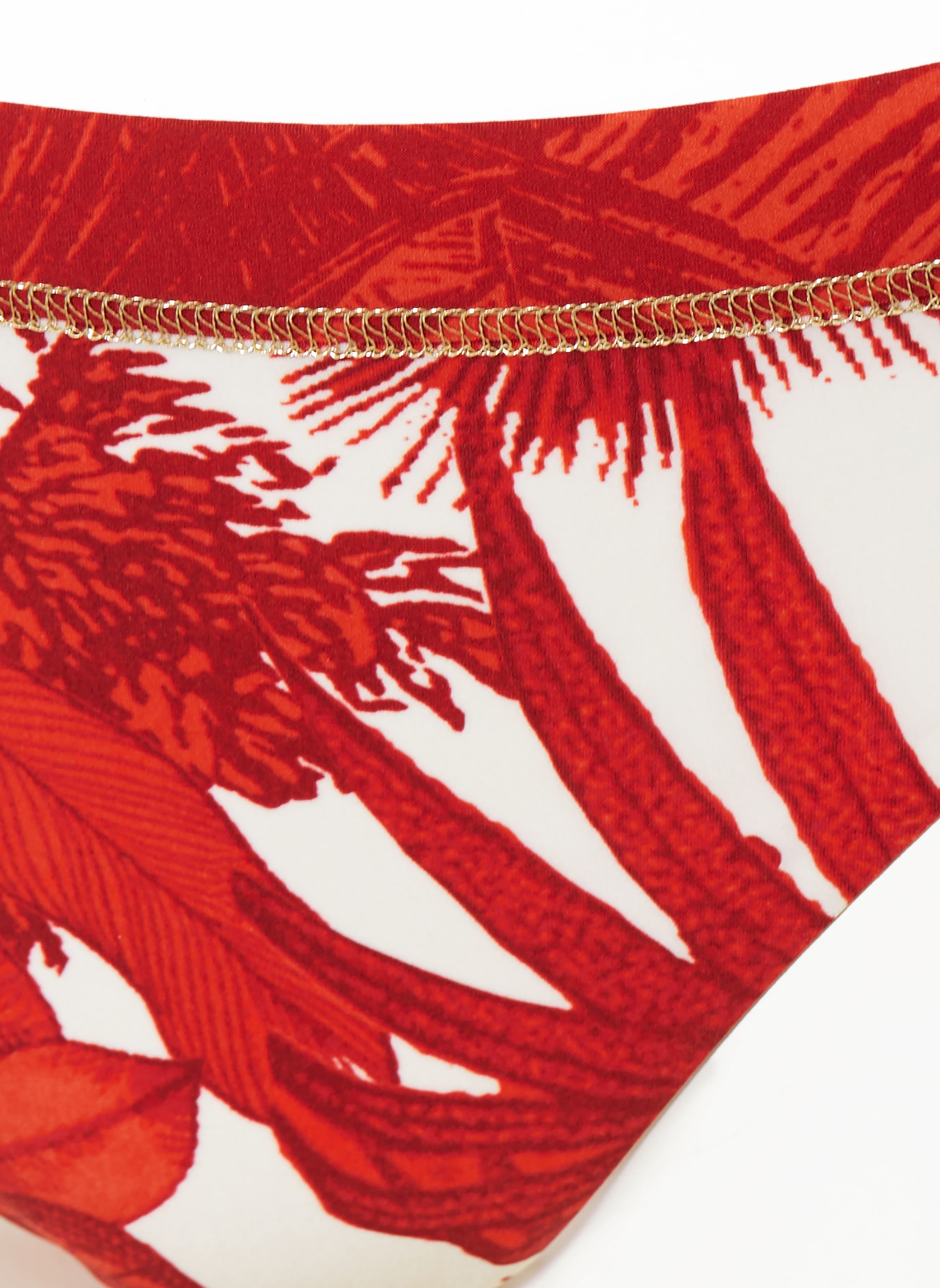 Thumbnail - Maryan Mehlhorn Basic-Bikini-Hose Palmaria Mit Glitzergarn rot