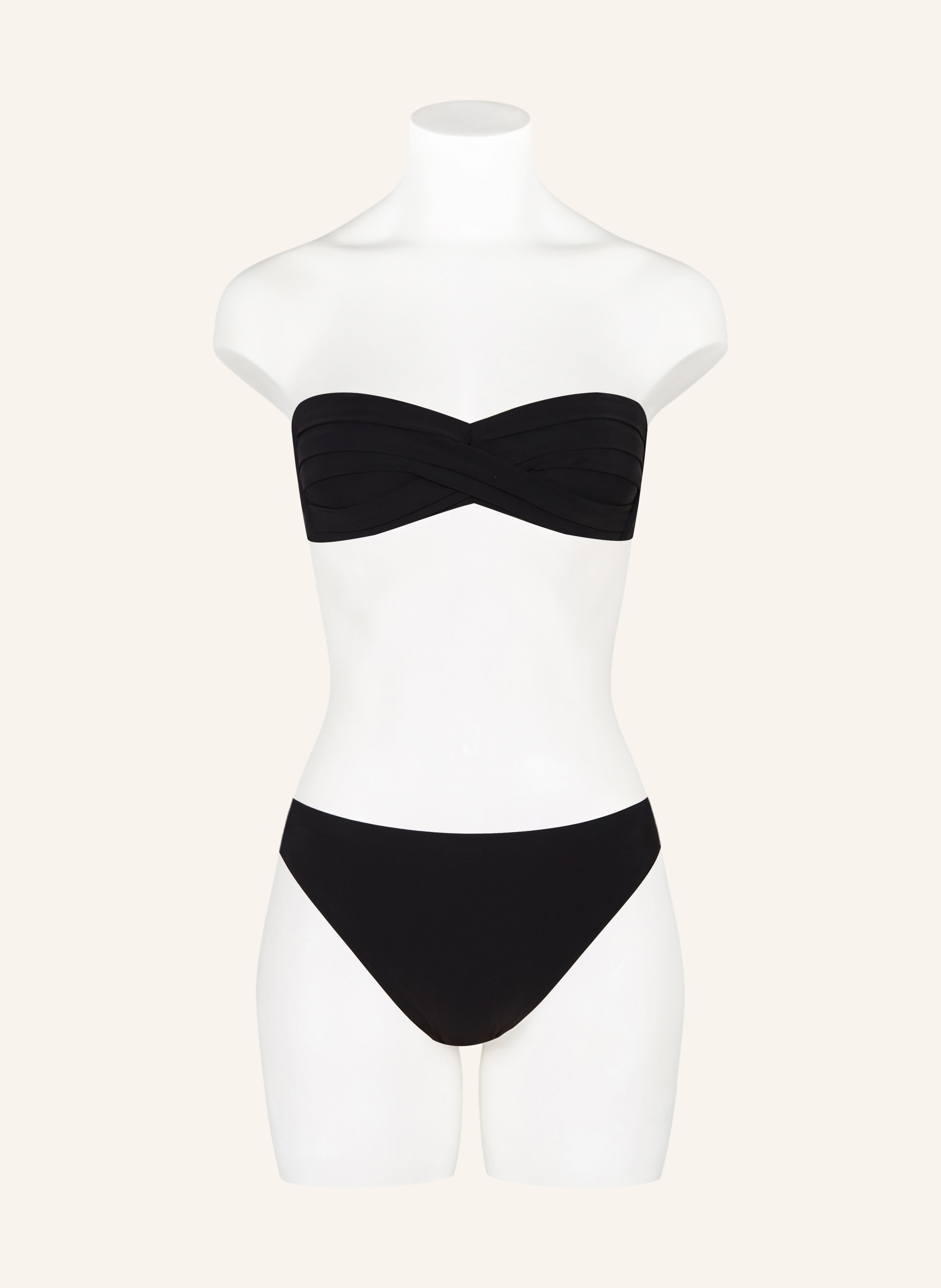 Thumbnail - Maryan Mehlhorn Bandeau-Bikini-Top Silhouet schwarz
