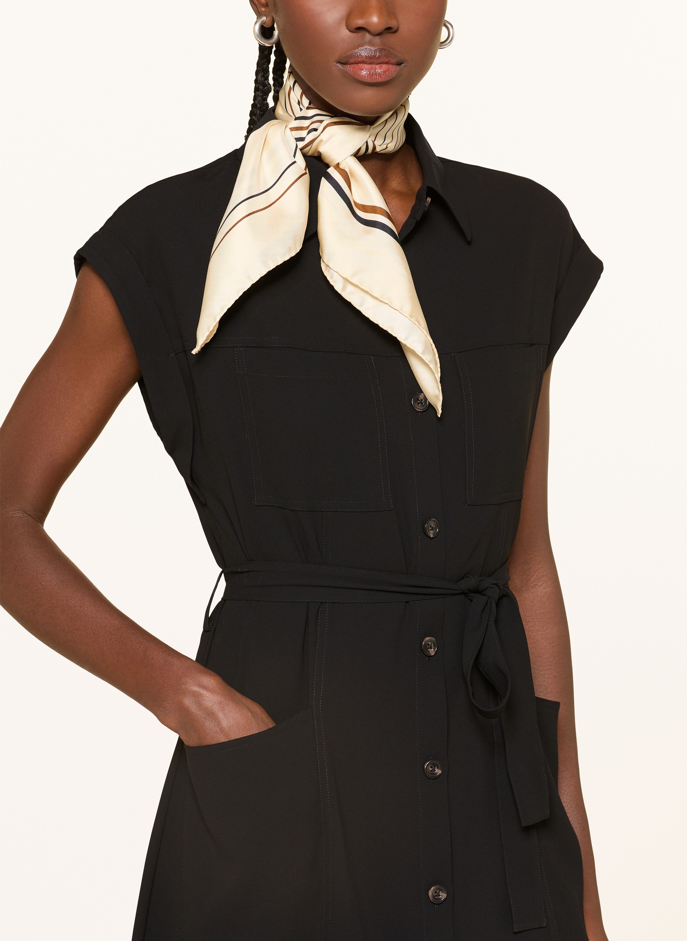 Thumbnail - Lilienfels Hemdblusenkleid schwarz