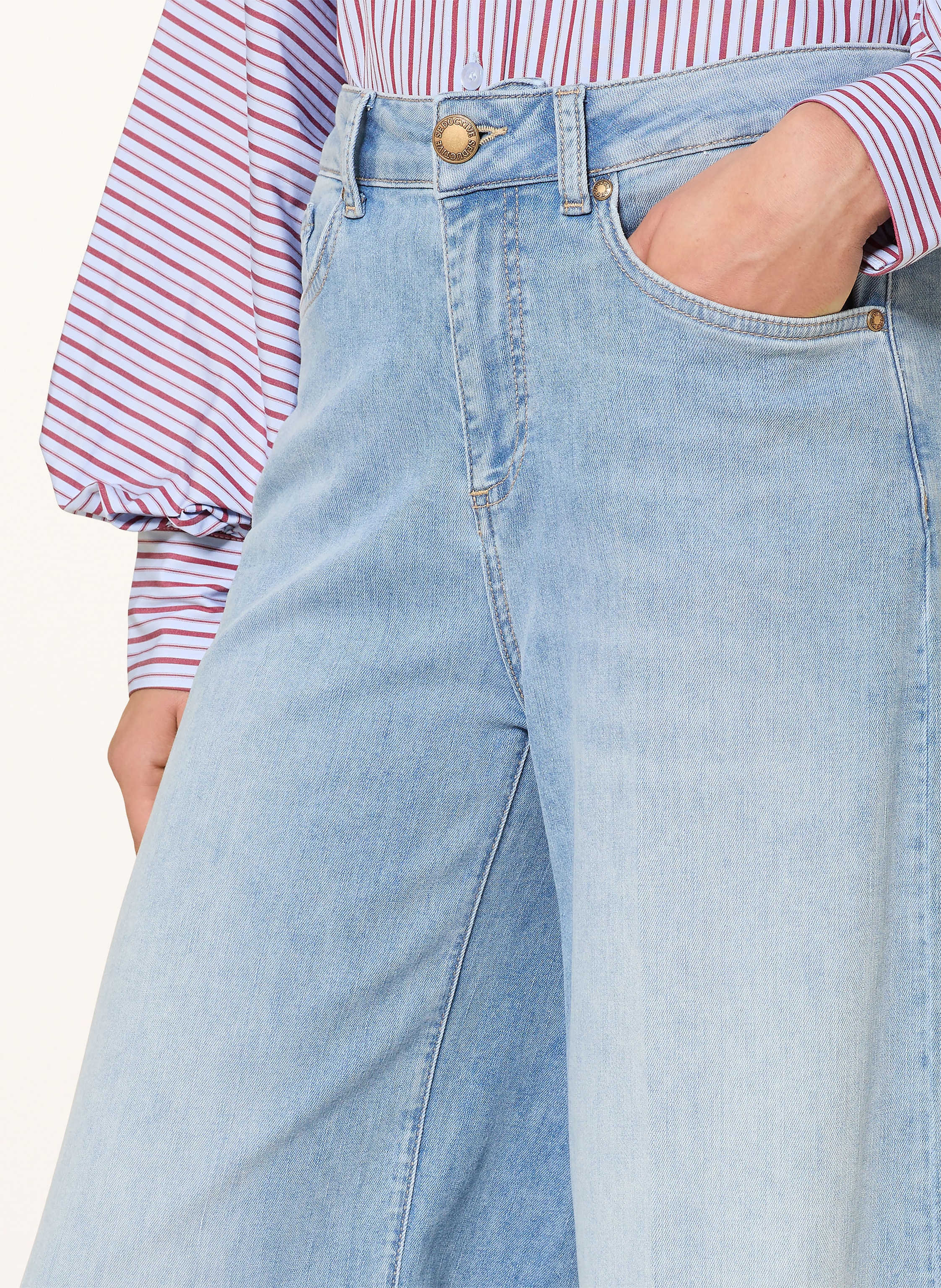 Thumbnail - Seductive Flared Jeans Maury blau