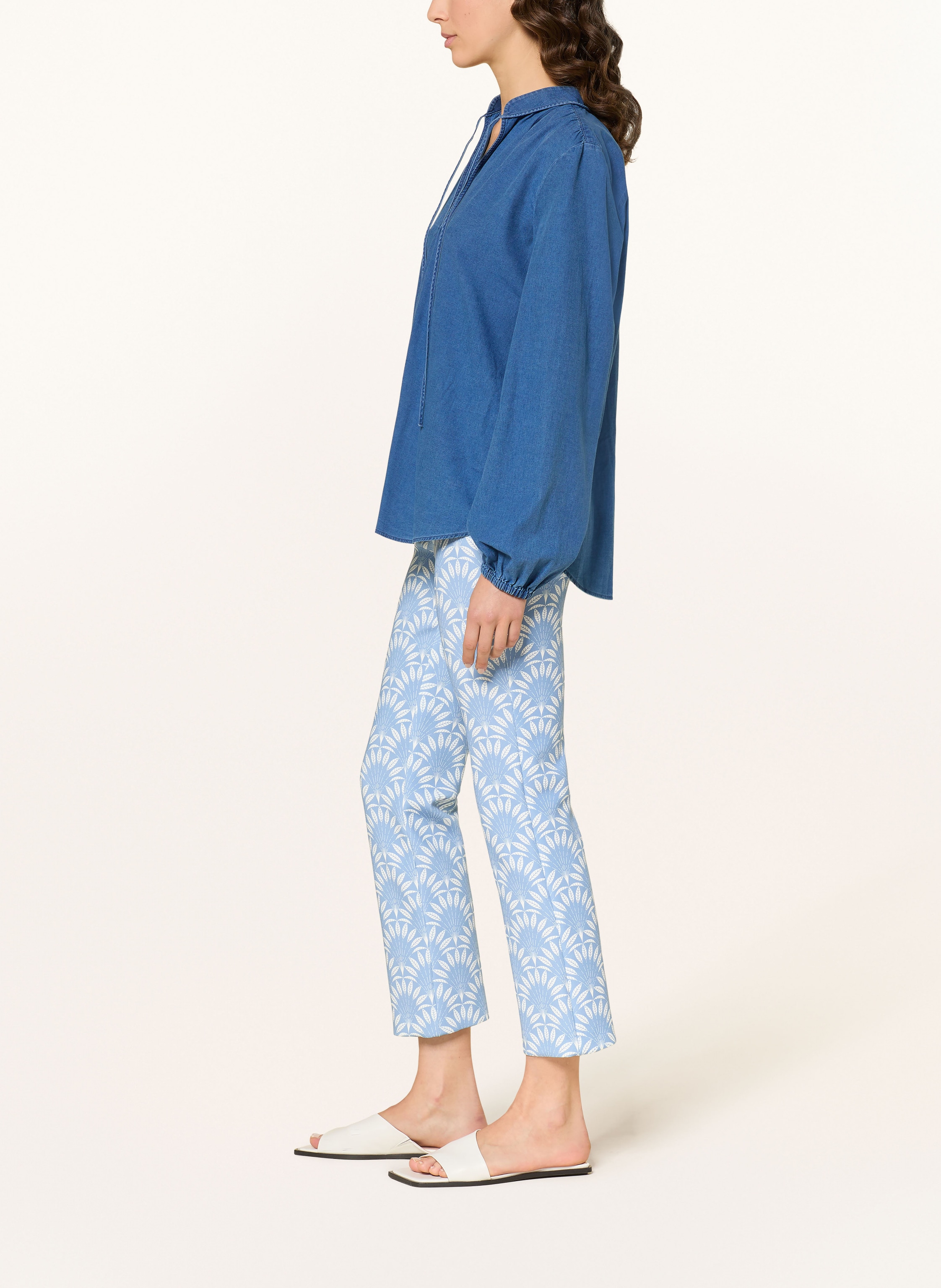 Thumbnail - Seductive 7/8-Hose Cindy Aus Jersey blau