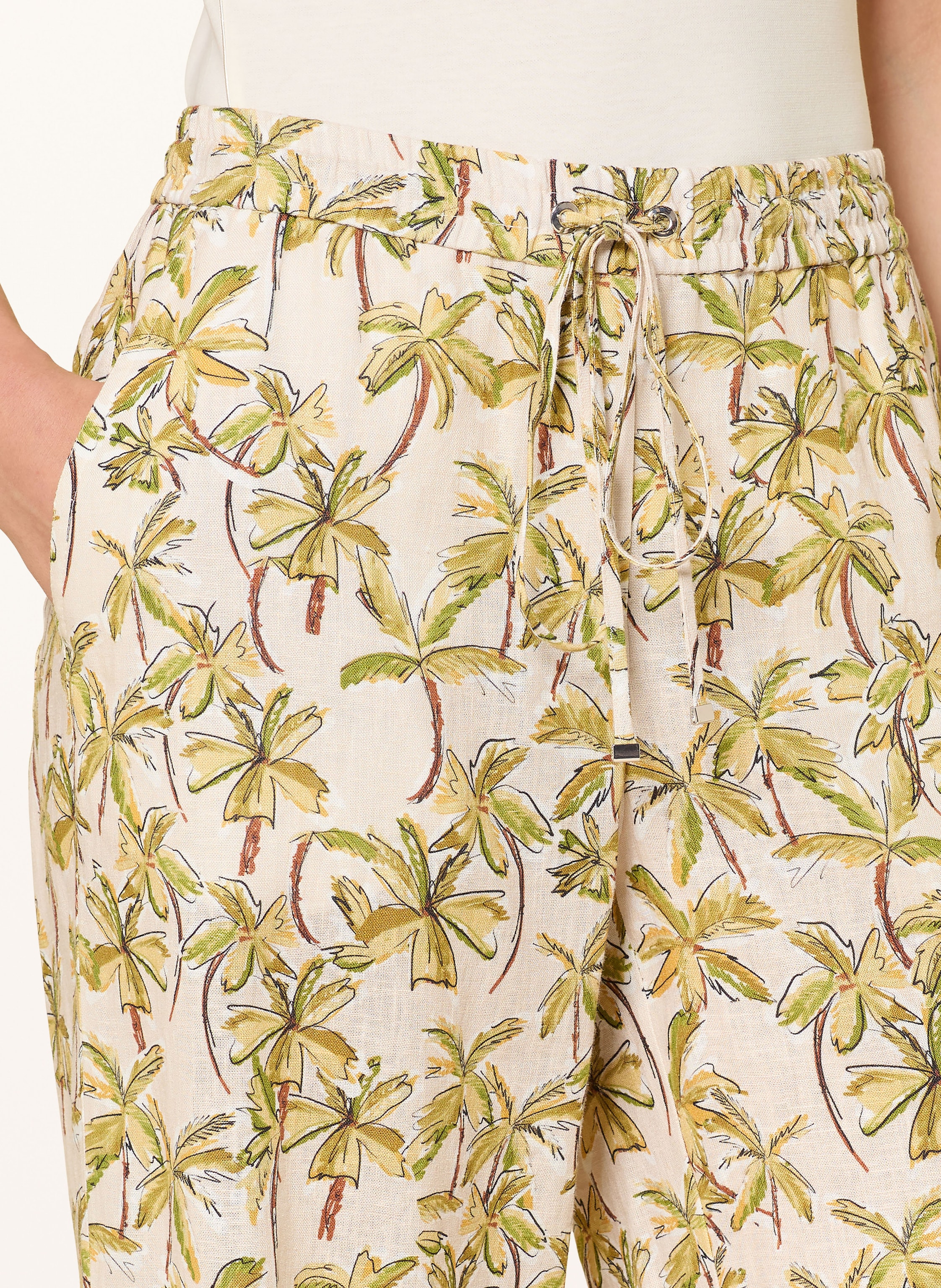 Thumbnail - Seductive Hose Violetta Mit Leinen beige