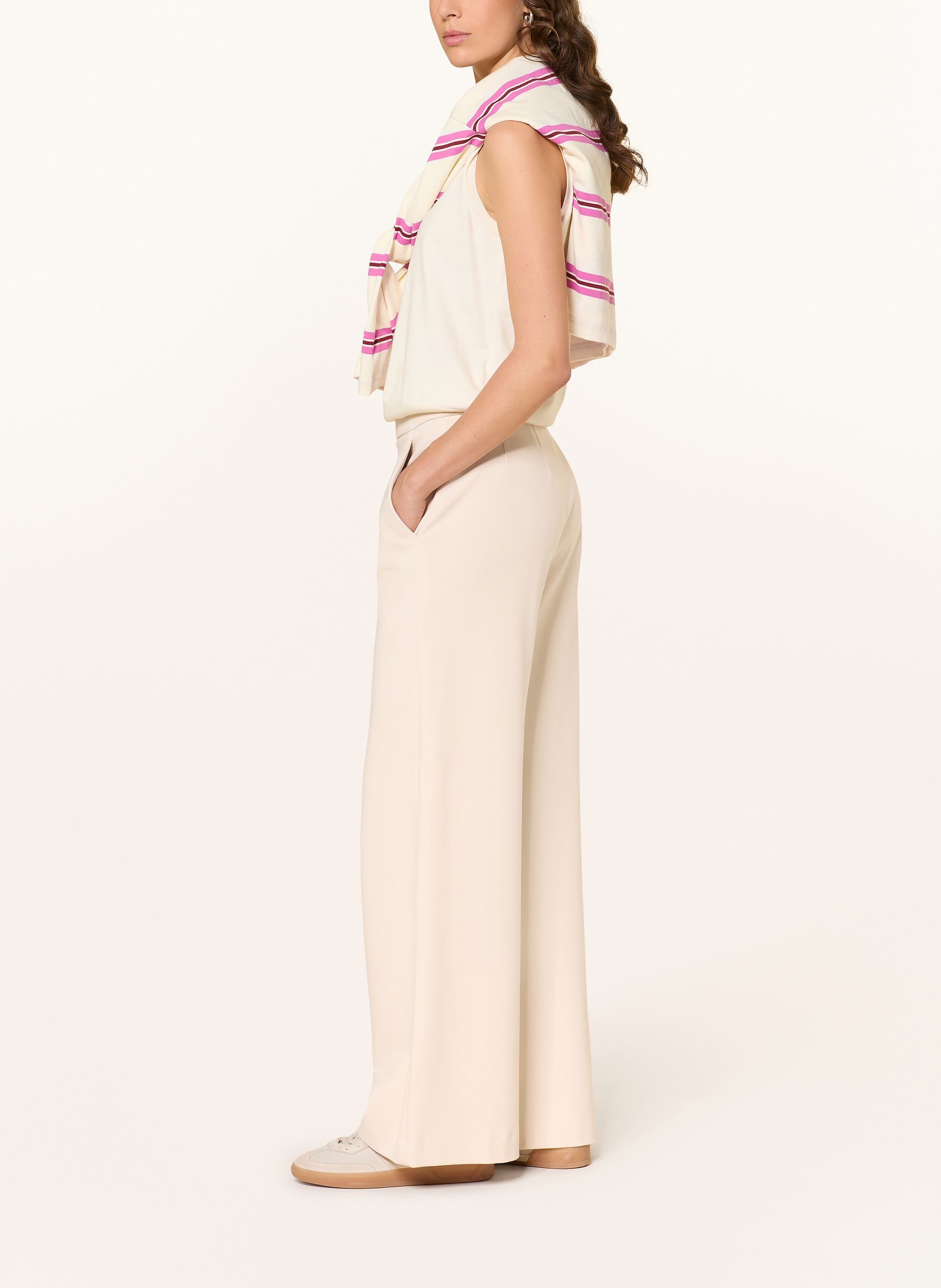 Thumbnail - Seductive Marlenehose Naley Aus Jersey weiss