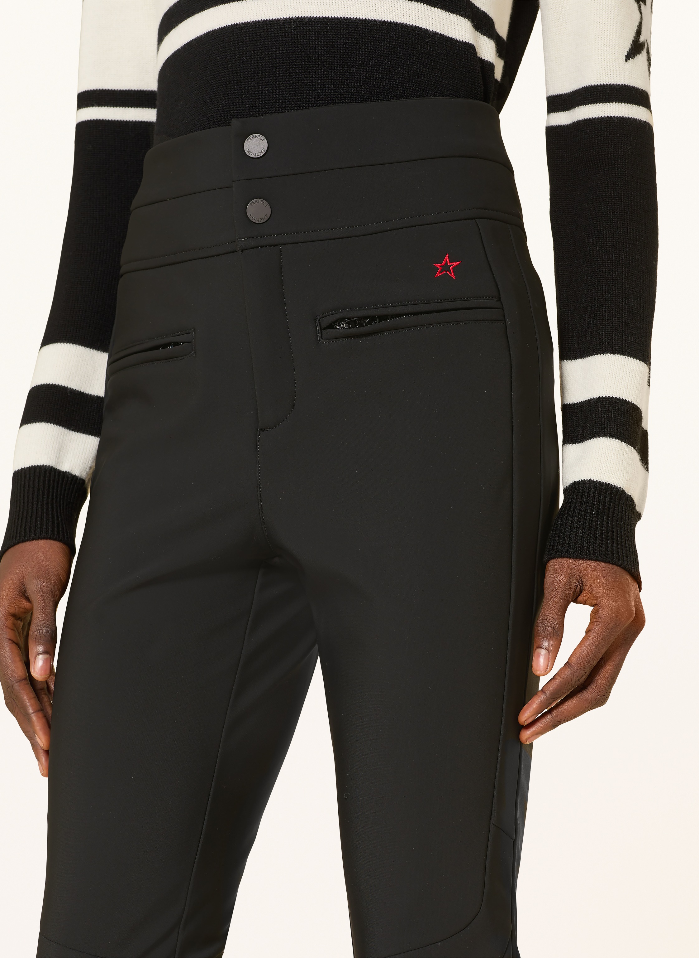 Thumbnail - Perfect Moment Softshell-Skihose Aurora schwarz