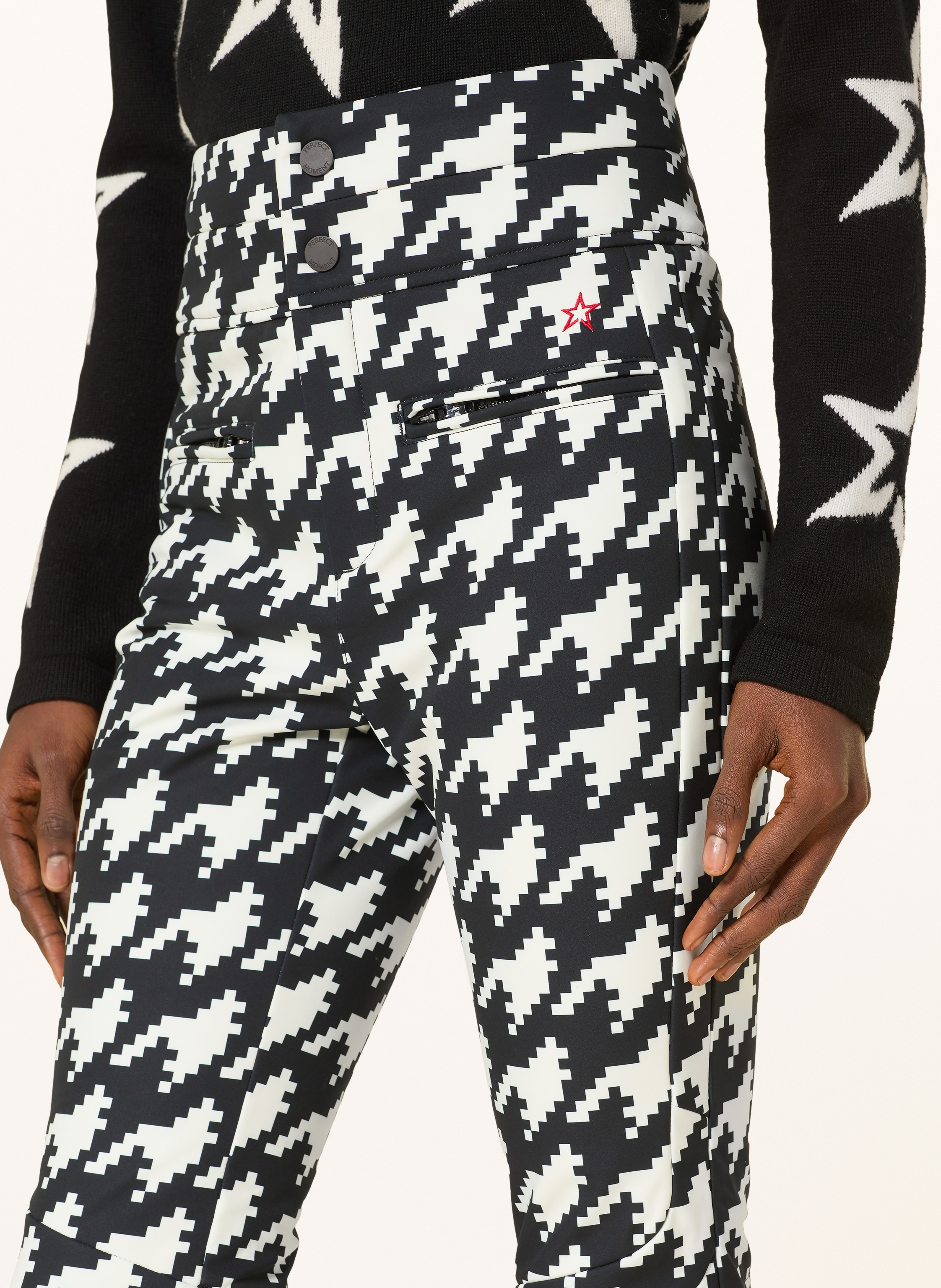 Thumbnail - Perfect Moment Softshell-Skihose Aurora schwarz