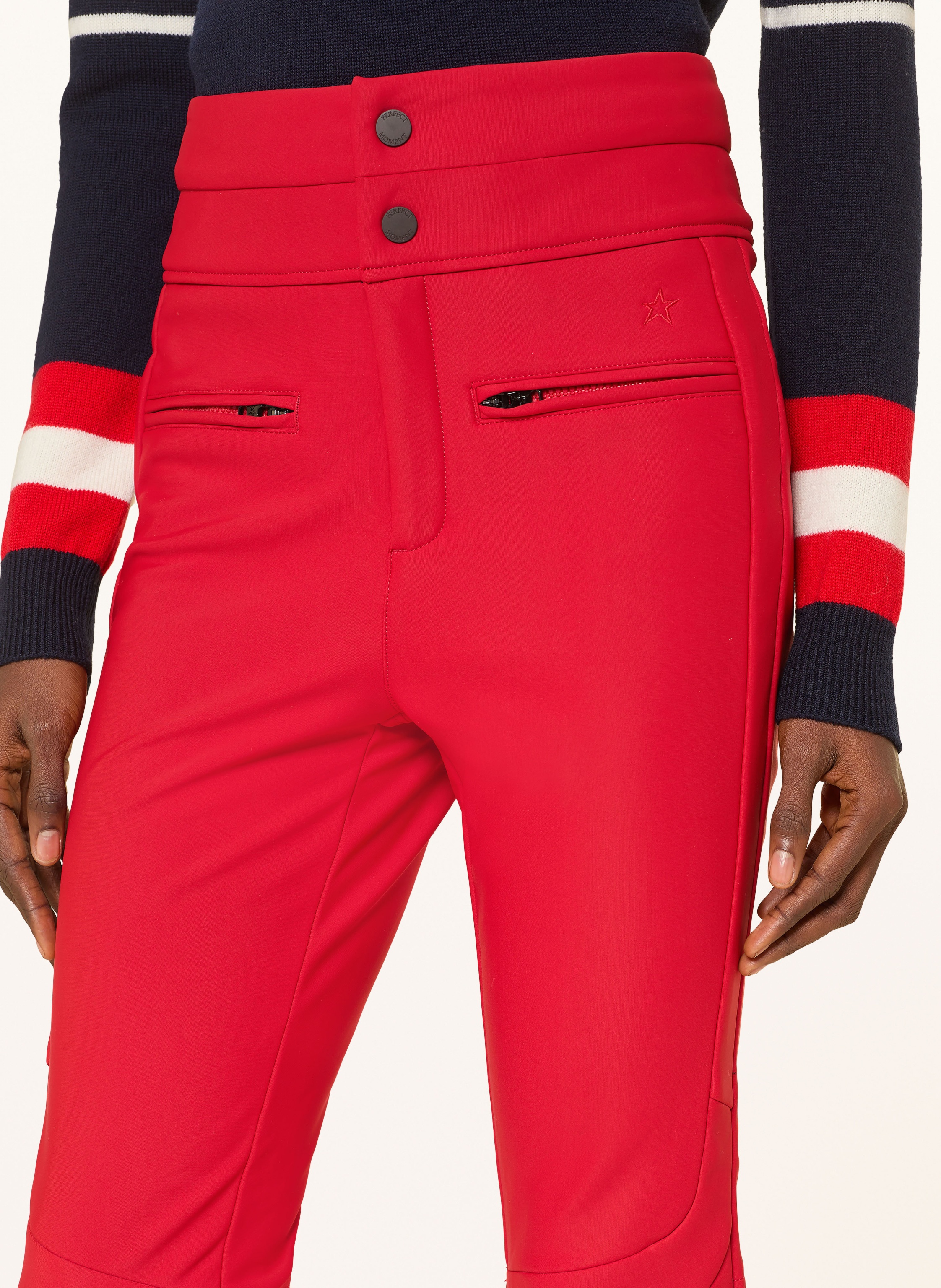 Thumbnail - Perfect Moment Softshell-Skihose Aurora rot