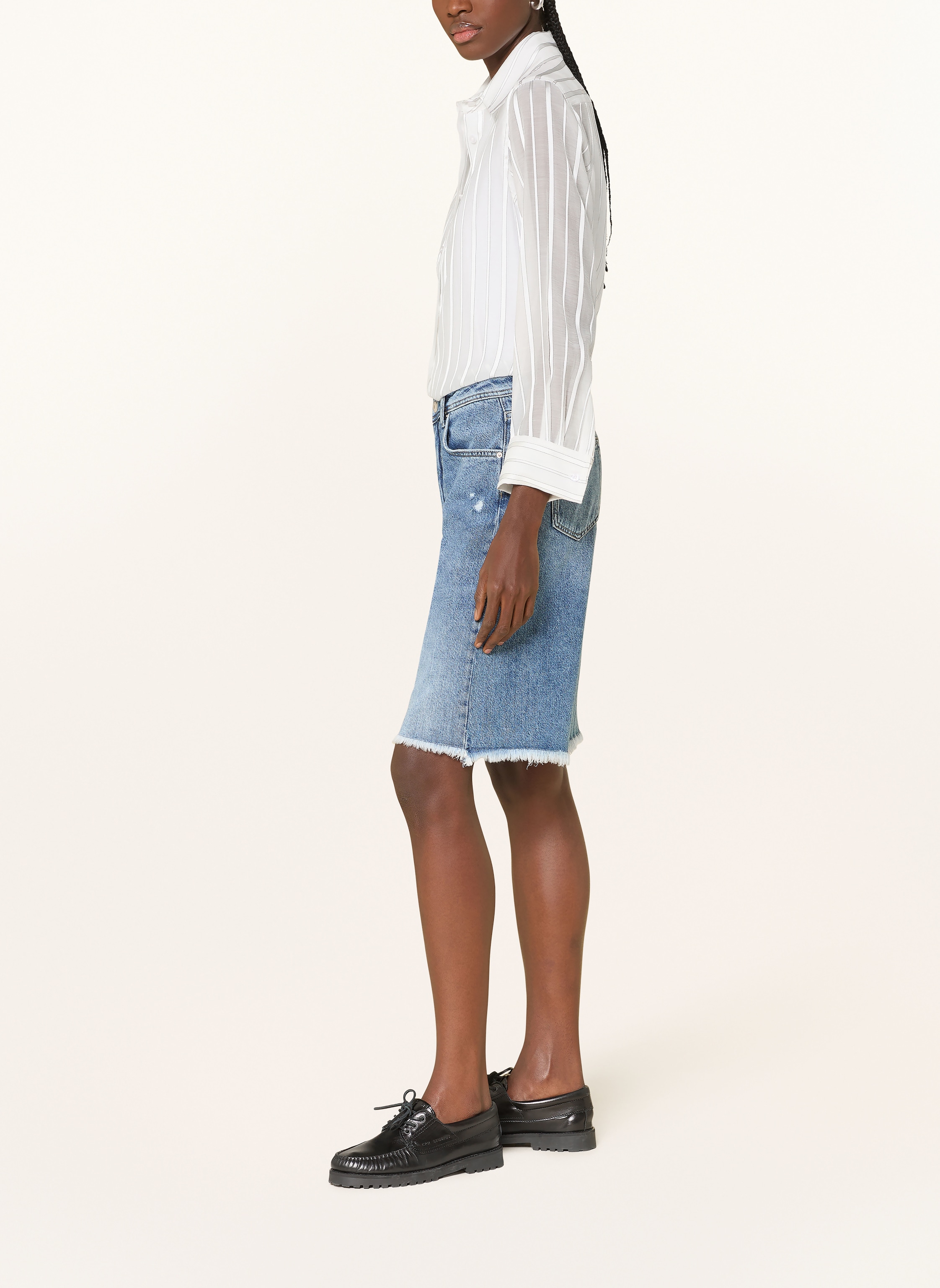 Thumbnail - Raffaello Rossi Jeansshorts Tonya blau